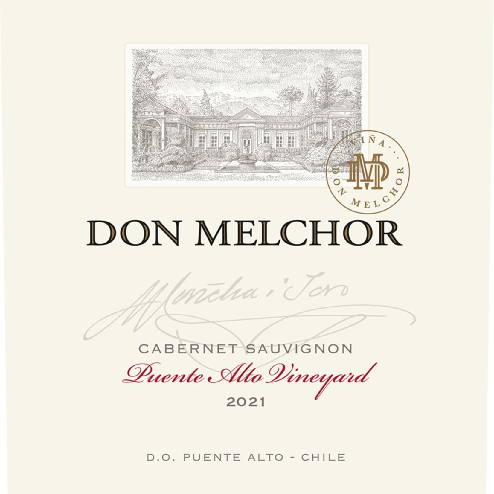 Vina Don Melchor SpA Don Melchor Cabernet Sauvignon  2021 Puente Alto Vineyard Chile