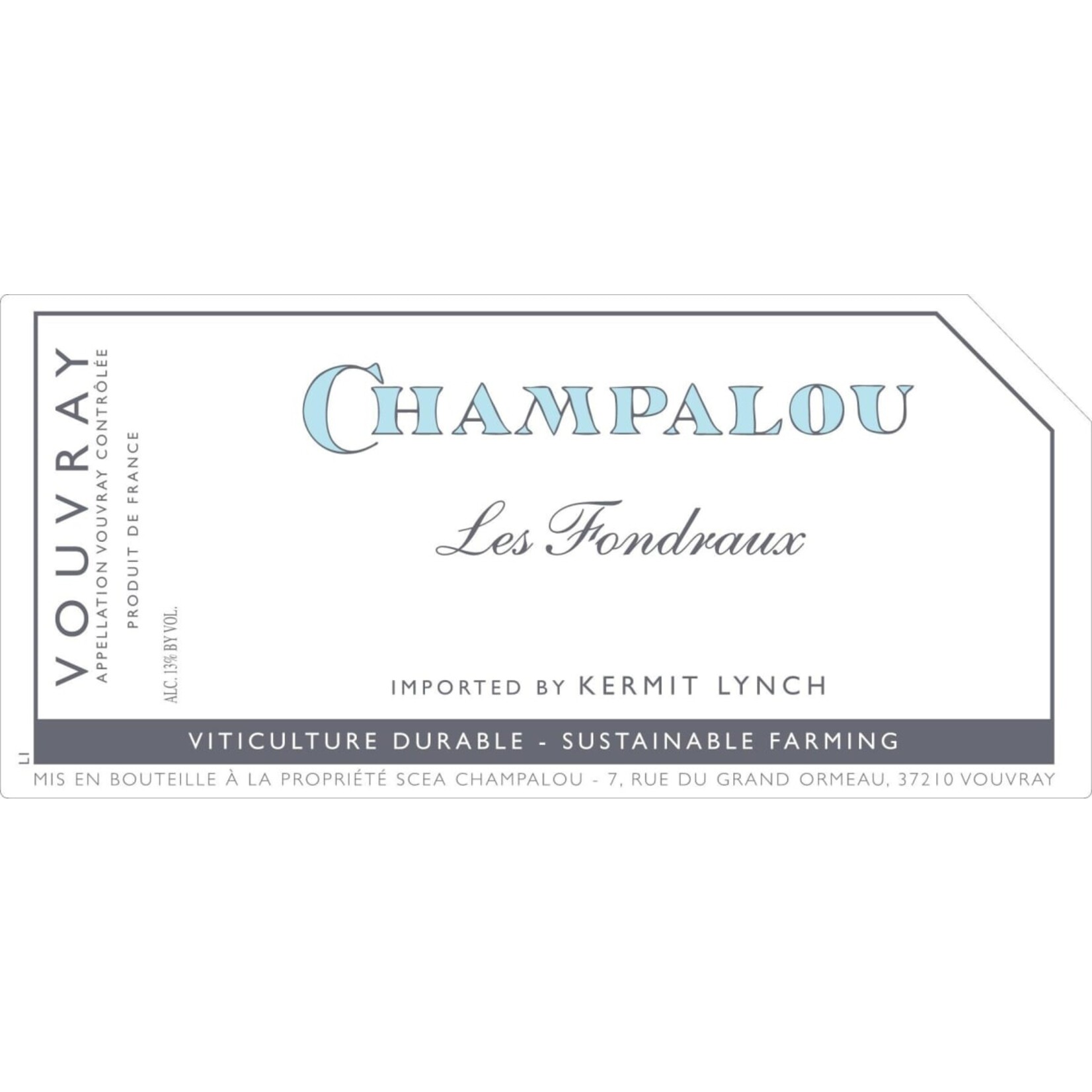 Domaine Champalou Vouvray La Cuvee des Fondraux 2023