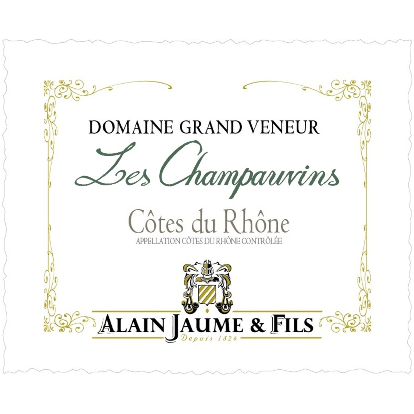 Alain Jaume Alain Jaume Domaine Grand Venuer Les Champauvins Cotes-du-Rhone Blanc 2024