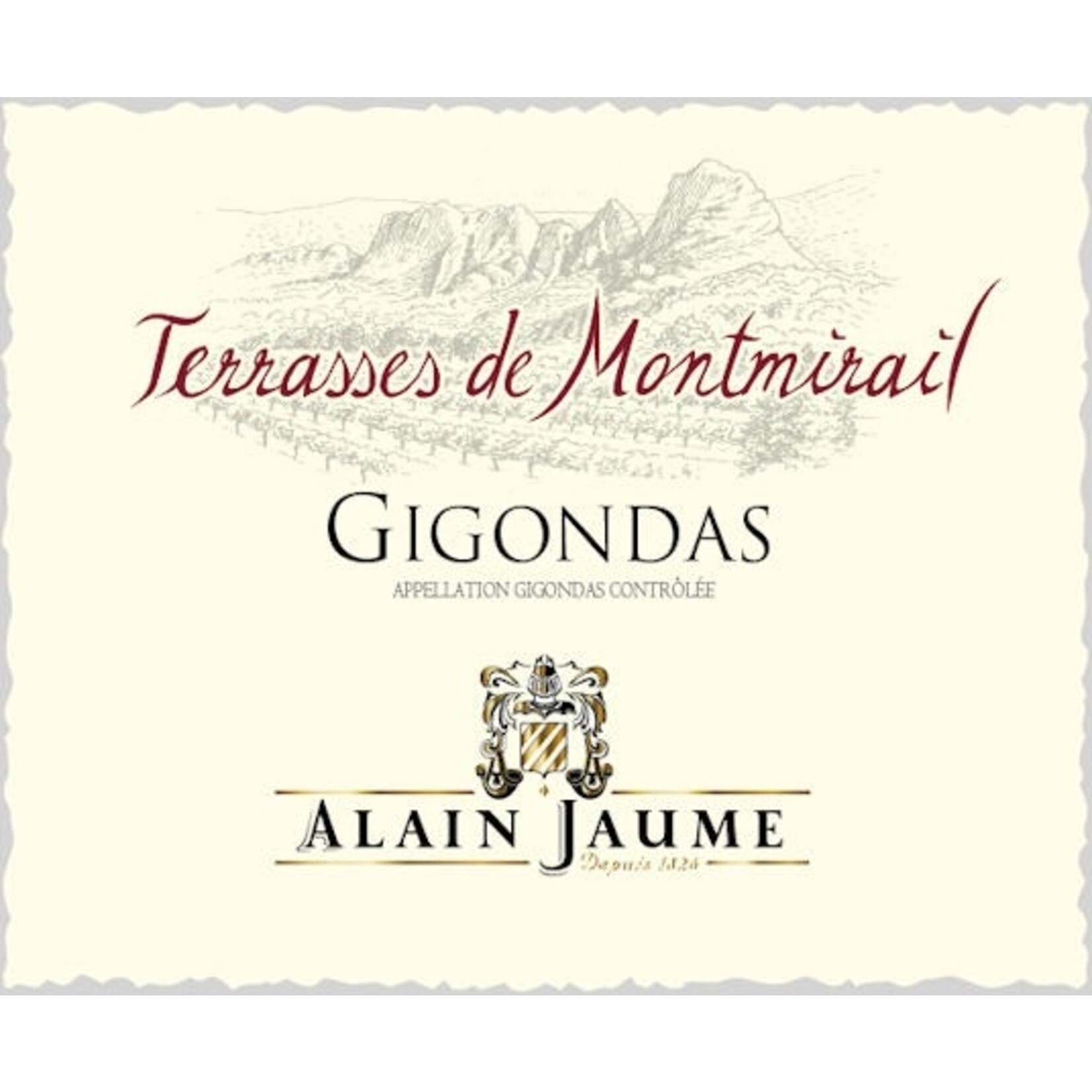 Alain Jaume Alain Jaume Terrassas de Montmirail Gigondas 2020
