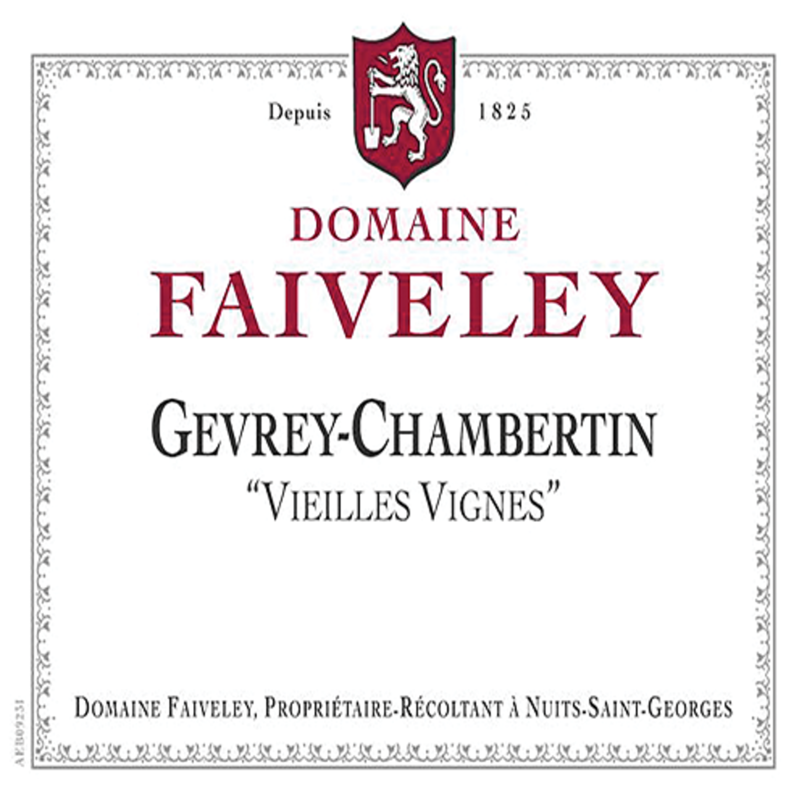 Domaine Faiveley Domaine Faiveley Gevrey-Chambertin "Vieilles Vignes" 2023