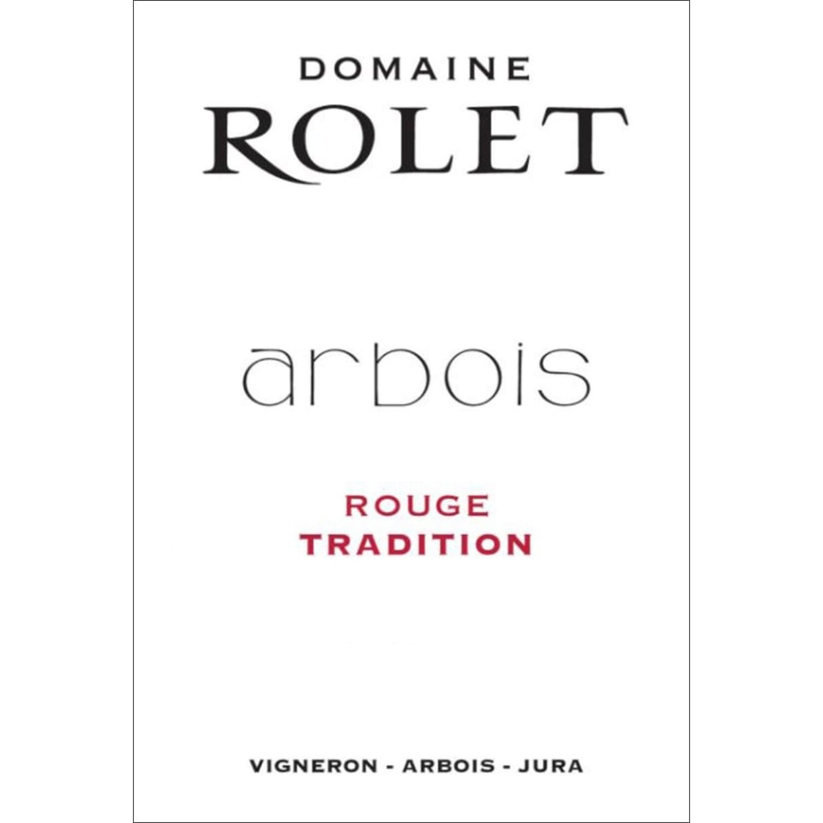 Domaine Rolet Domaine Rolet Arbois Rouge "Tradition" 2023