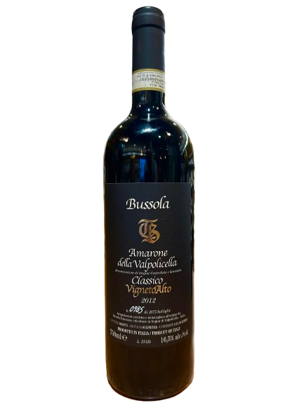 Bussola Amarone della Valpolicella Classico Vigneto Alto 2012