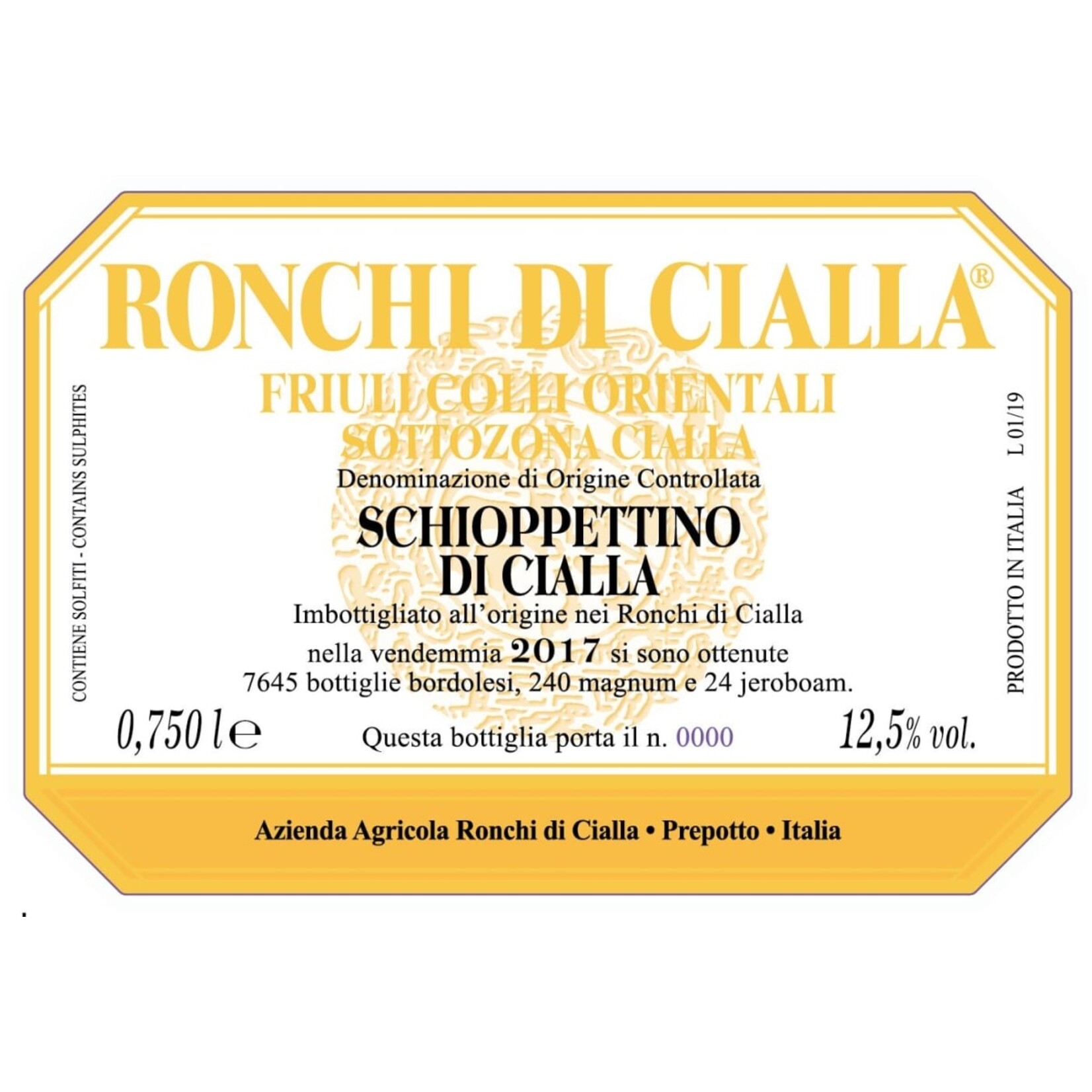Ronchi di Cialla Ronchi di Cialla Schioppettino di Cialla 2017