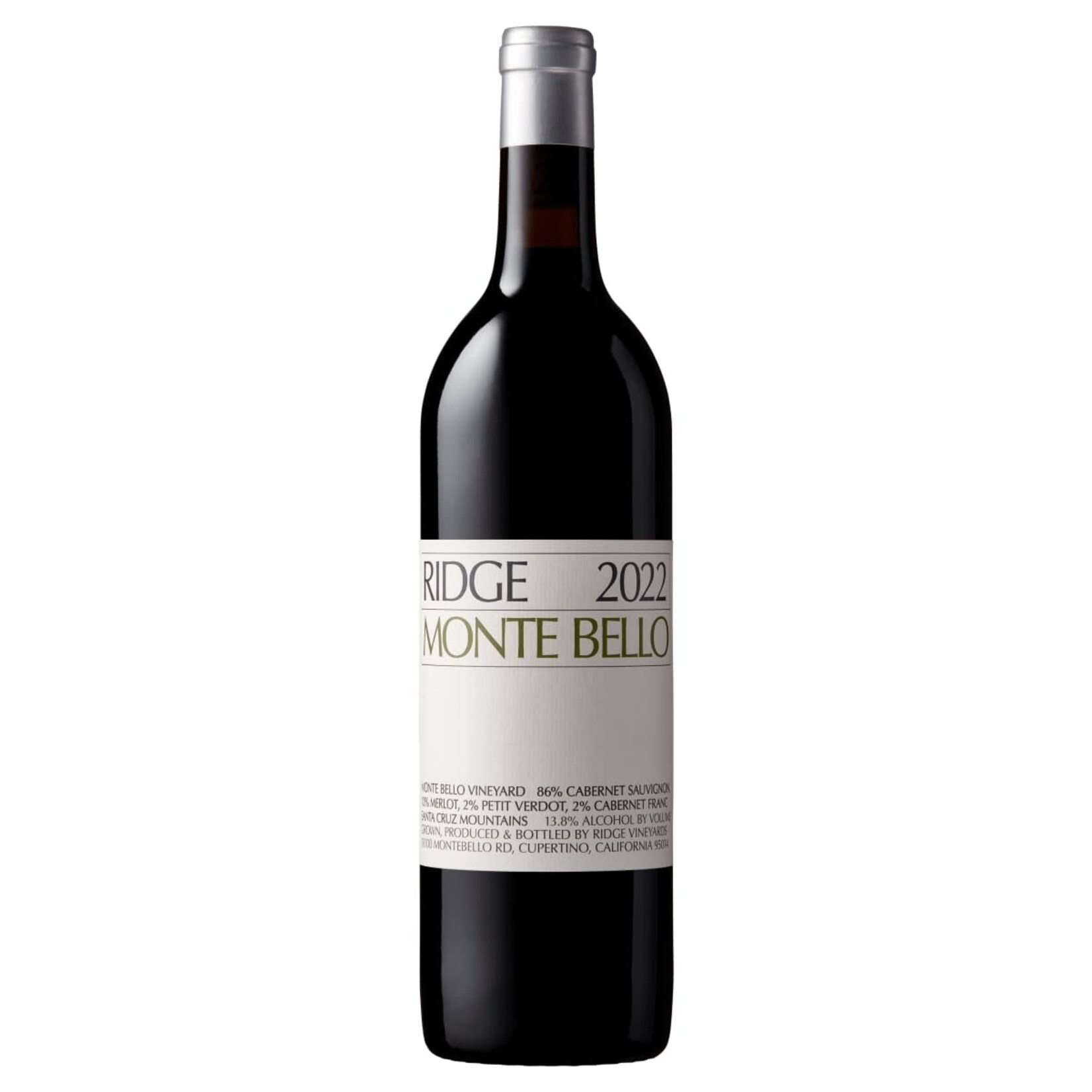 Ridge Vineyards Ridge Vineyards Monte Bello 2022
