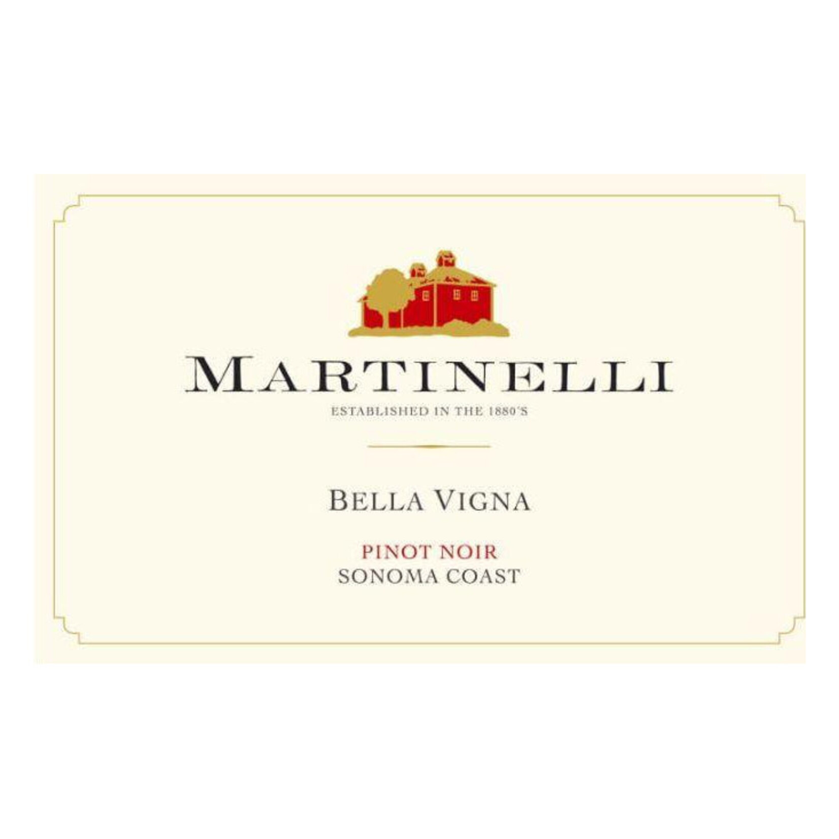 Martinelli Martinelli Winery Pinot Noir Bella Vigna Sonoma Coast 2023