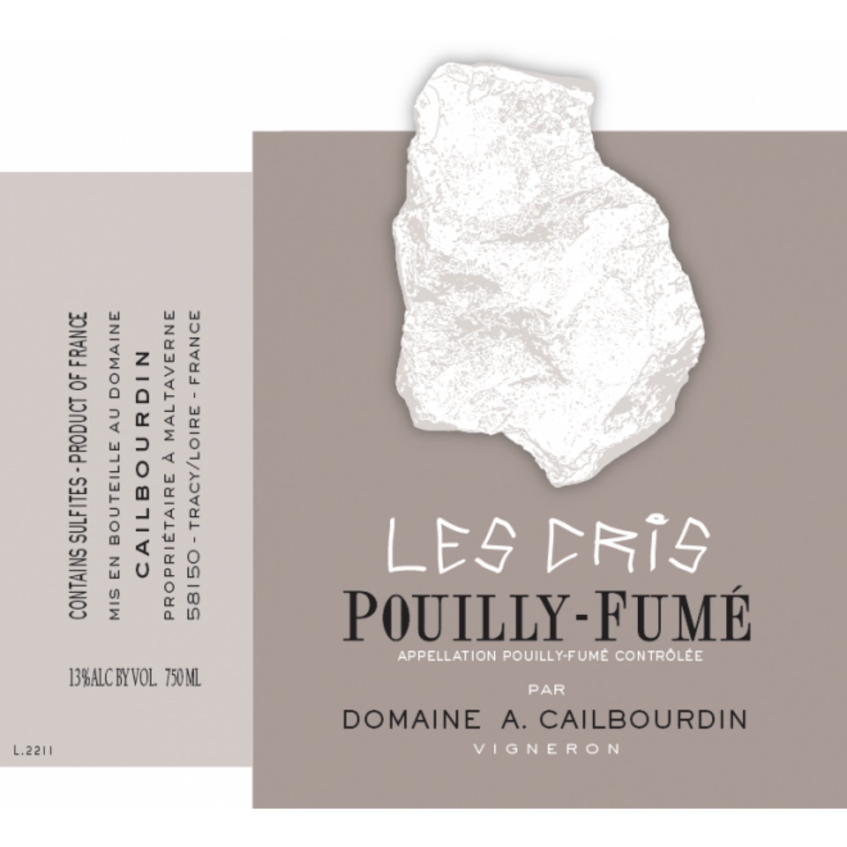 Domaine a Cailbourdin Pouilly Fume Les Cris Domaine Alain Cailbourdin 2023