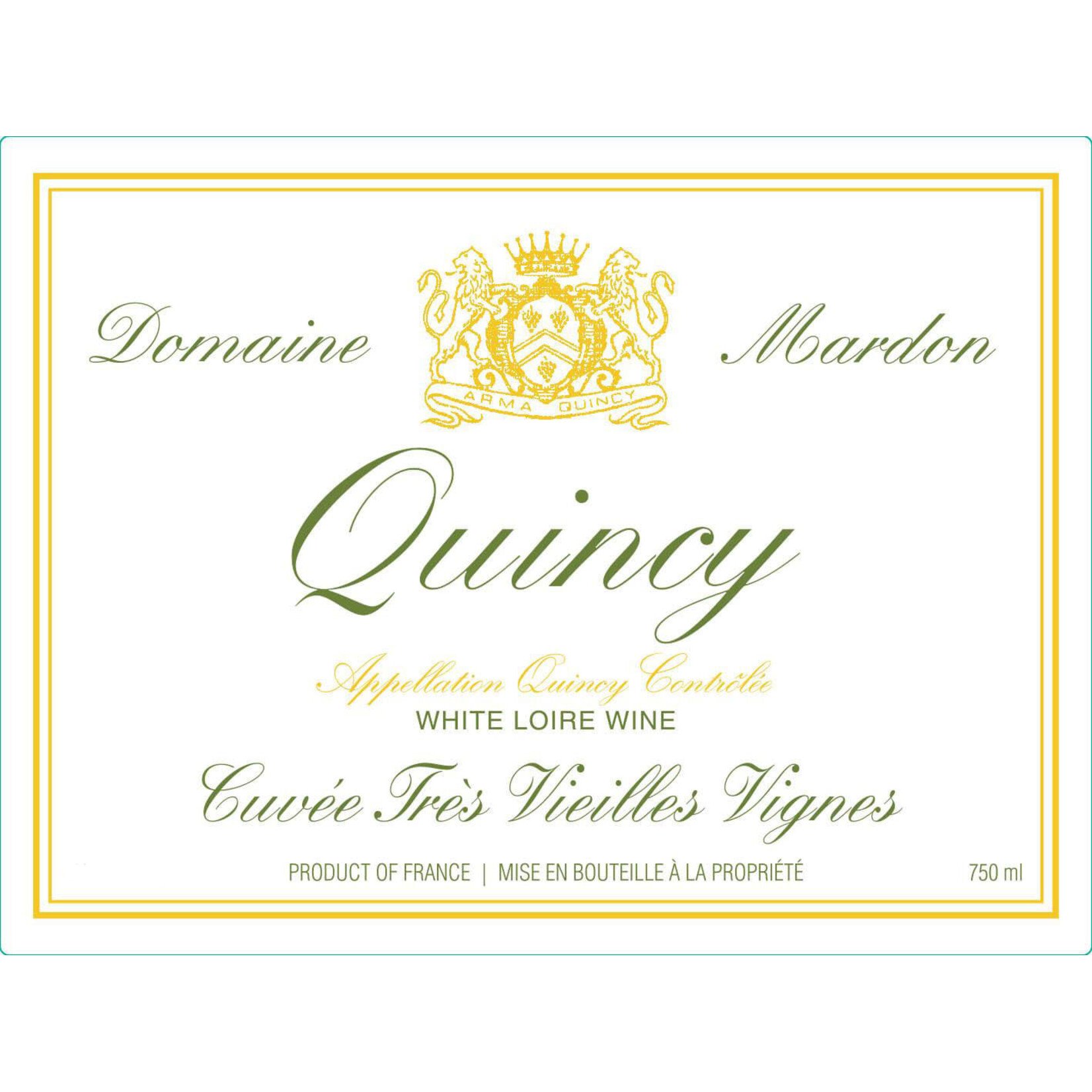 Domaine Mardon Quincy Tres Vieilles Vignes 2023