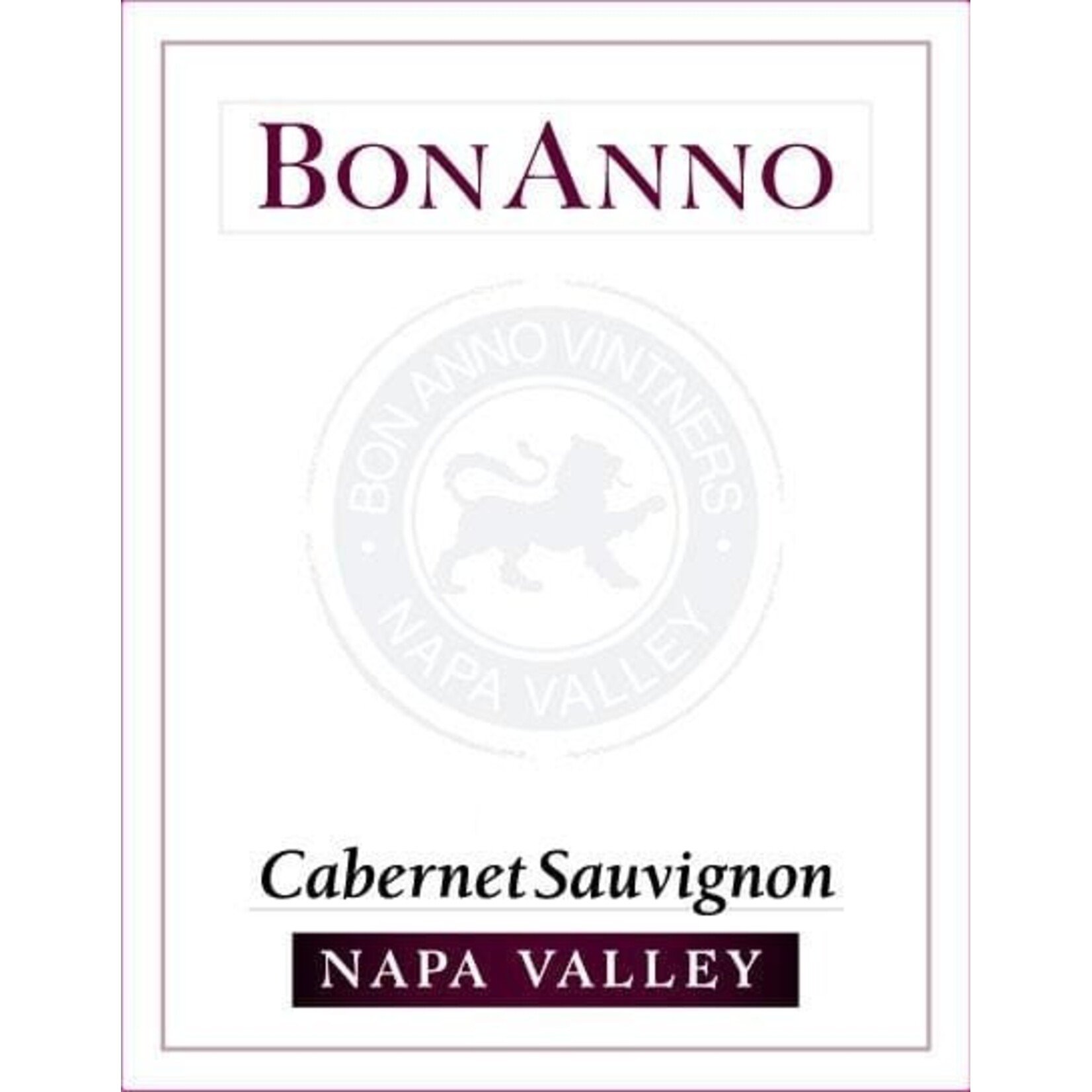 BonAnno BonAnno Napa Valley Cabernet Sauvignon 2023