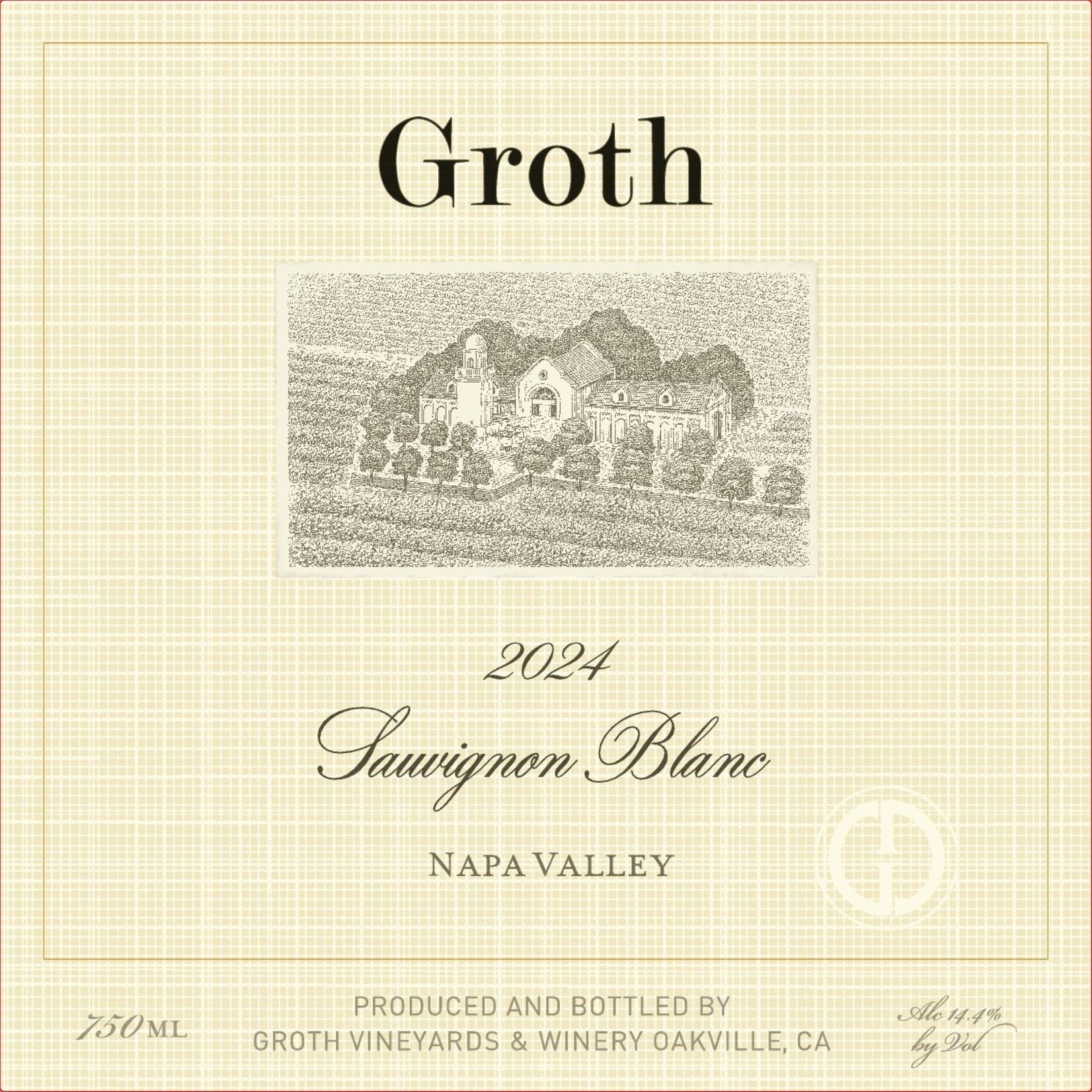 Groth Vineyards Groth Napa Valley Sauvignon Blanc 2024