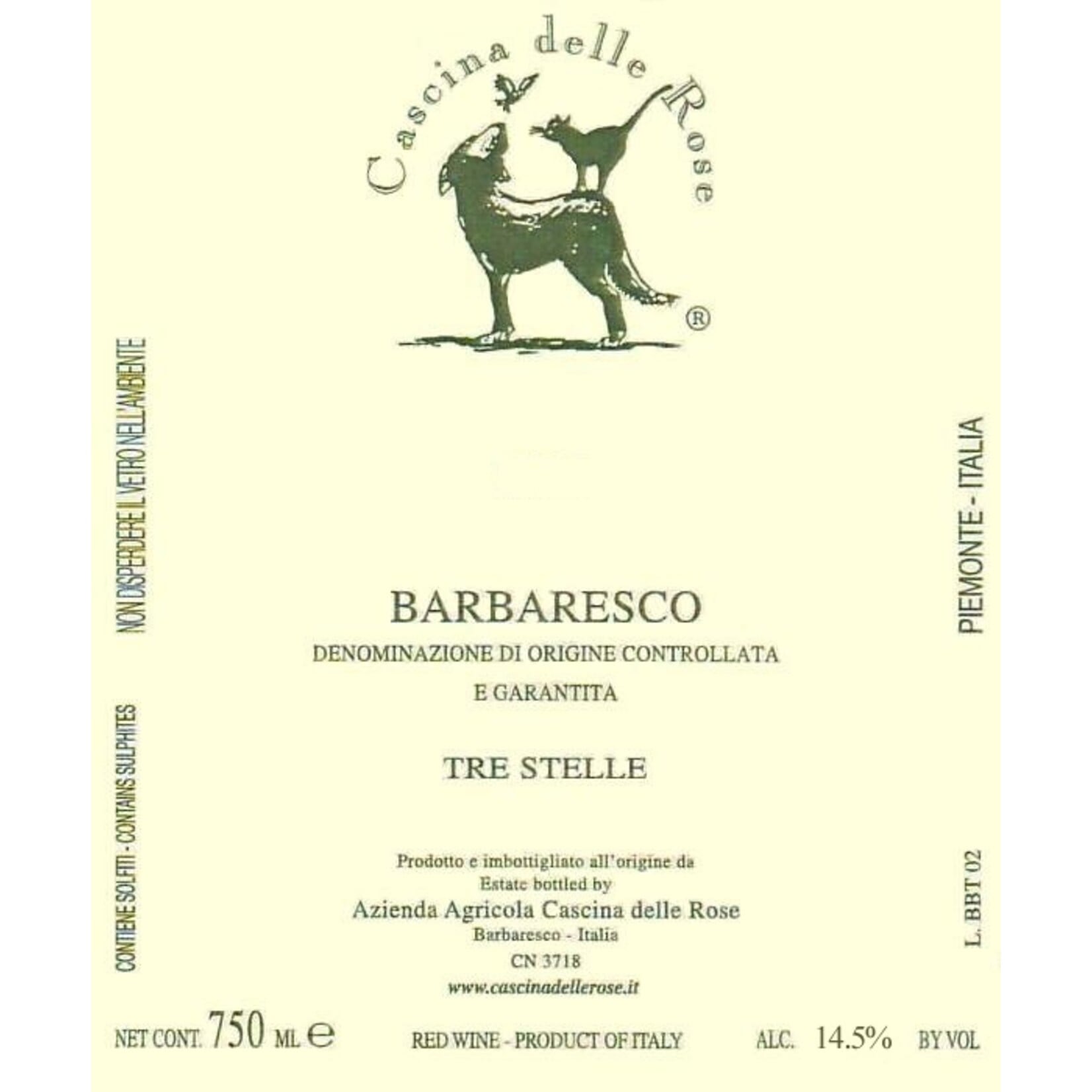 Cascina delle Rose Cascina delle Rose Barbaresco Tre Stelle 2022