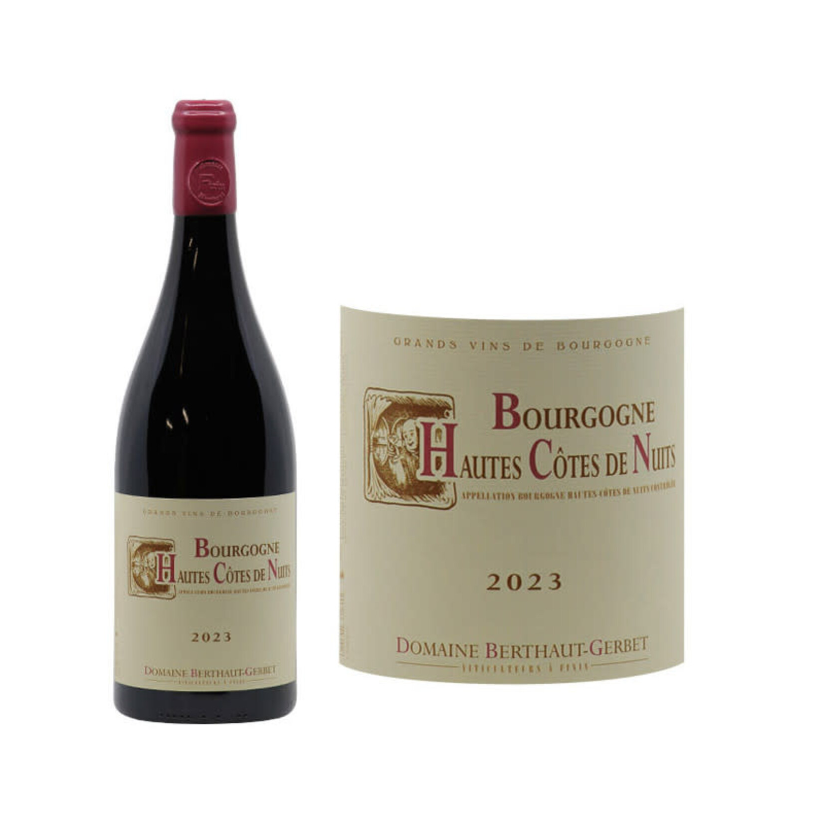Domaine Berthaut-Gerbet Bourgogne Hautes Cotes de Nuits 2023