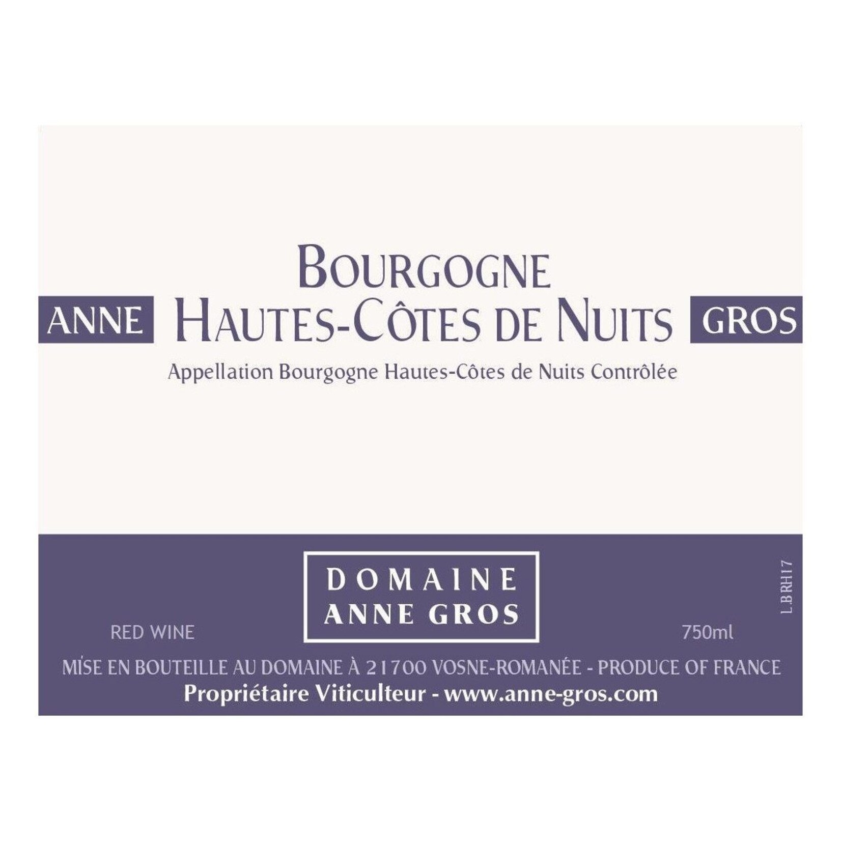 Anne Gros Domaine Anne Gros Hautes Cotes-de-Nuits Rouge 2024