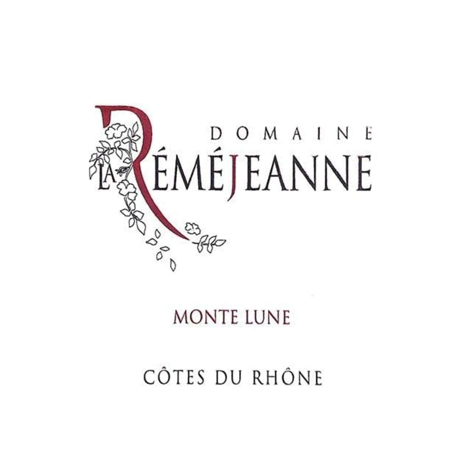 Remejeanne Domaine La Réméjeanne Cotes du Rhone Monte Lune 2024