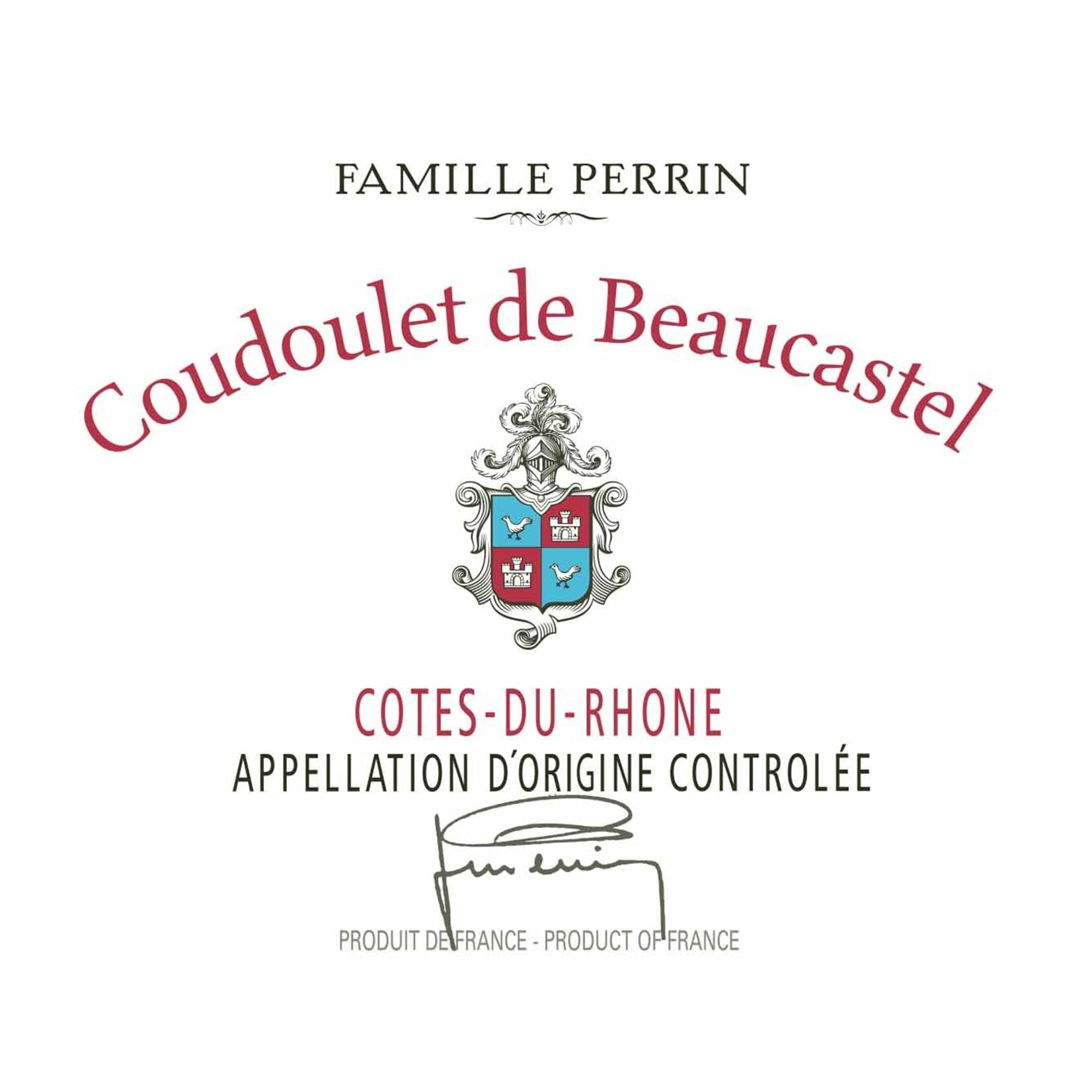 Ch. de Beaucastel Coudoulet de Beaucastel Cotes-du-Rhone Rouge 2023