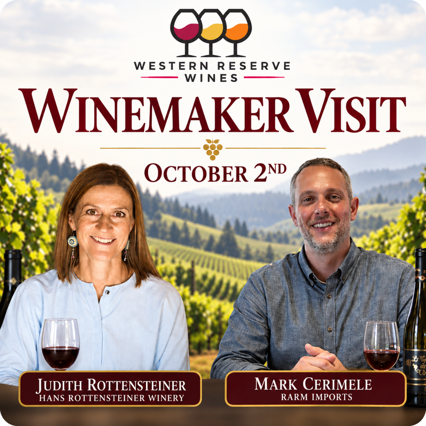 Rottensteiner Winemaker Visit - Friday, October 2, 2026