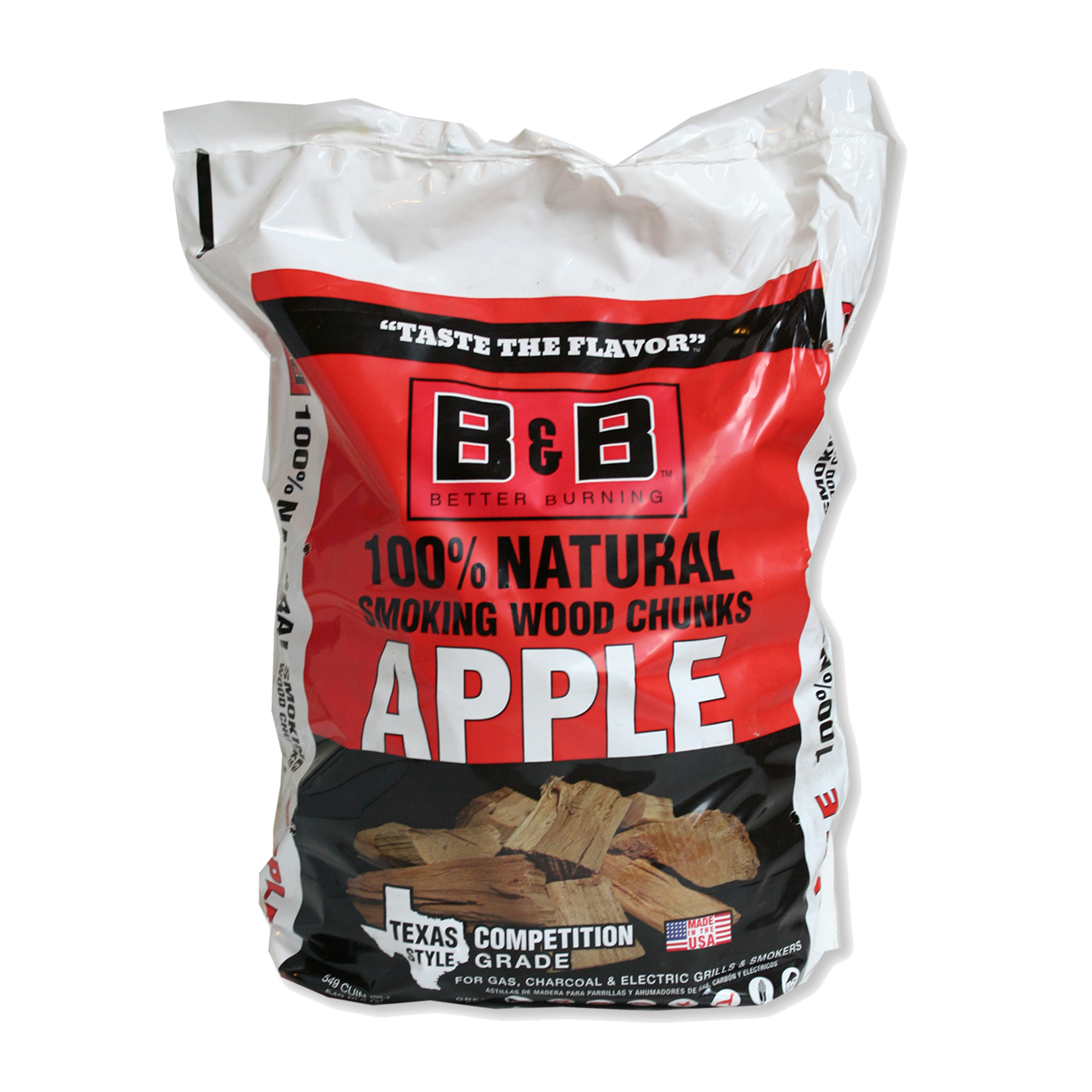B & B Charcoal B&B Apple Smoking Wood Chunks