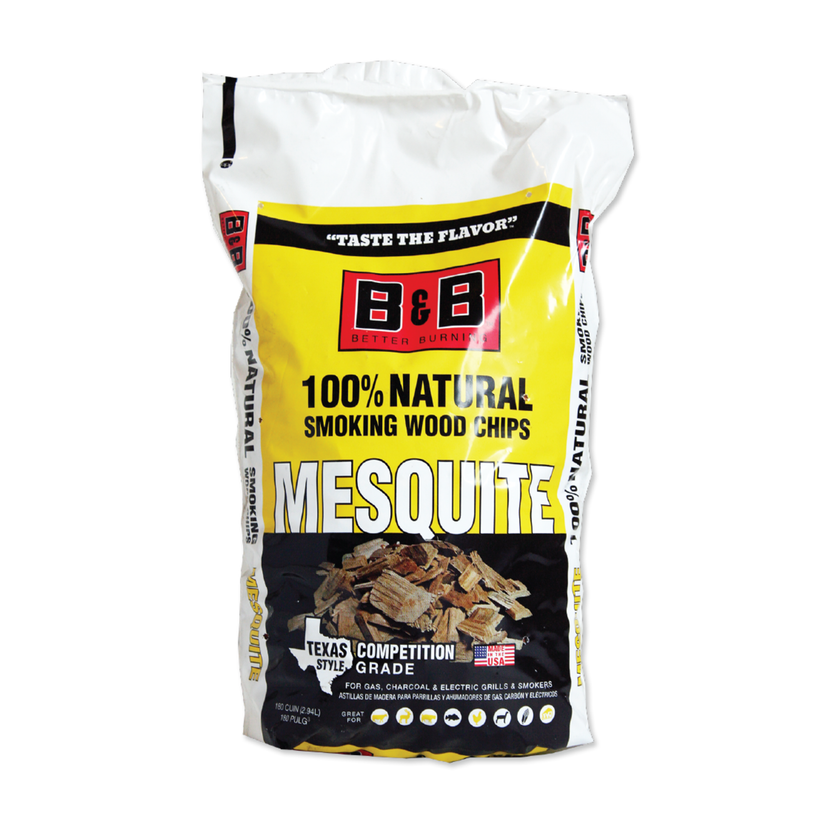B & B Charcoal B&B Mesquite Smoking Wood Chips