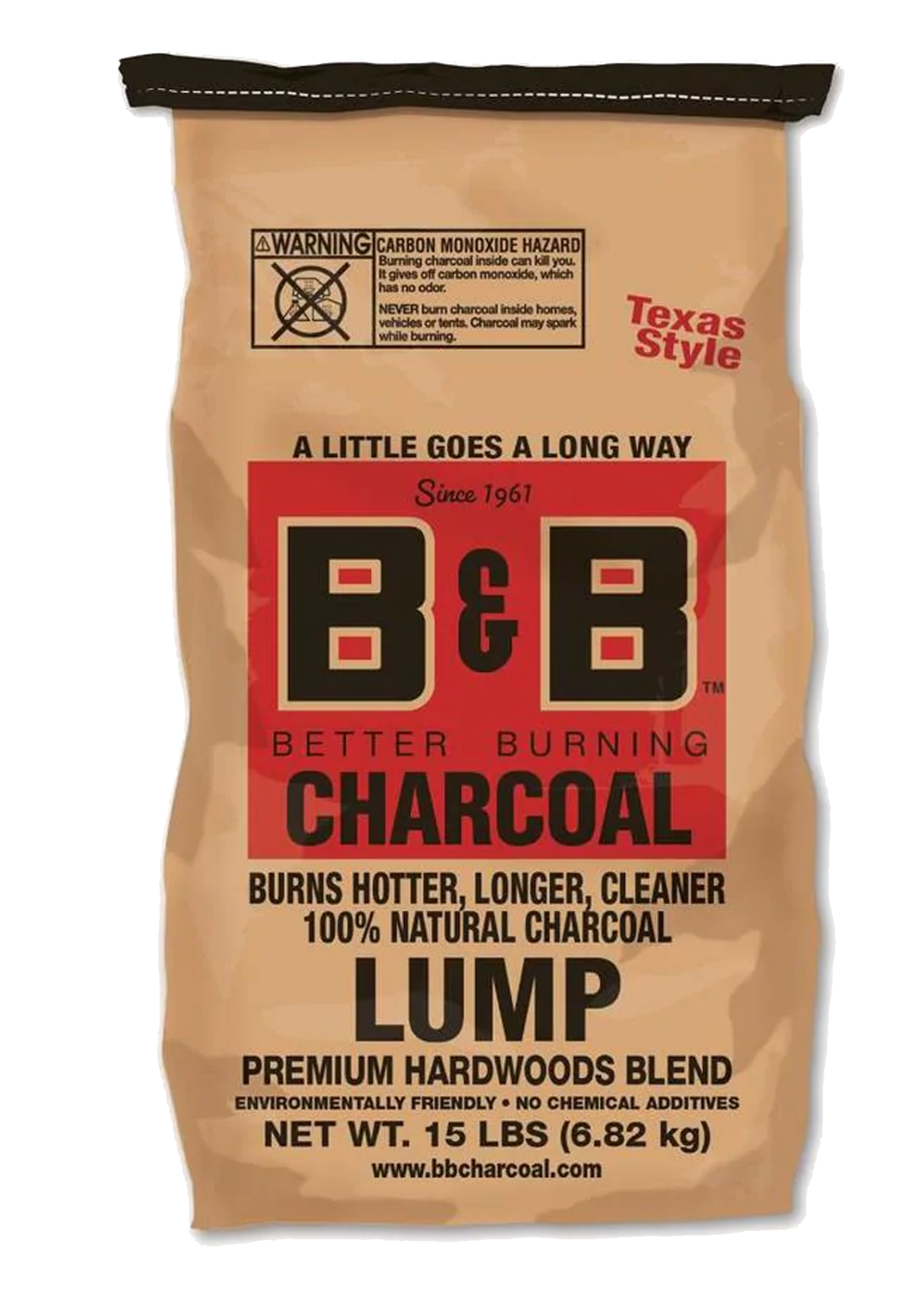 B & B Charcoal B&B Oak Lump Charcoal 20lb