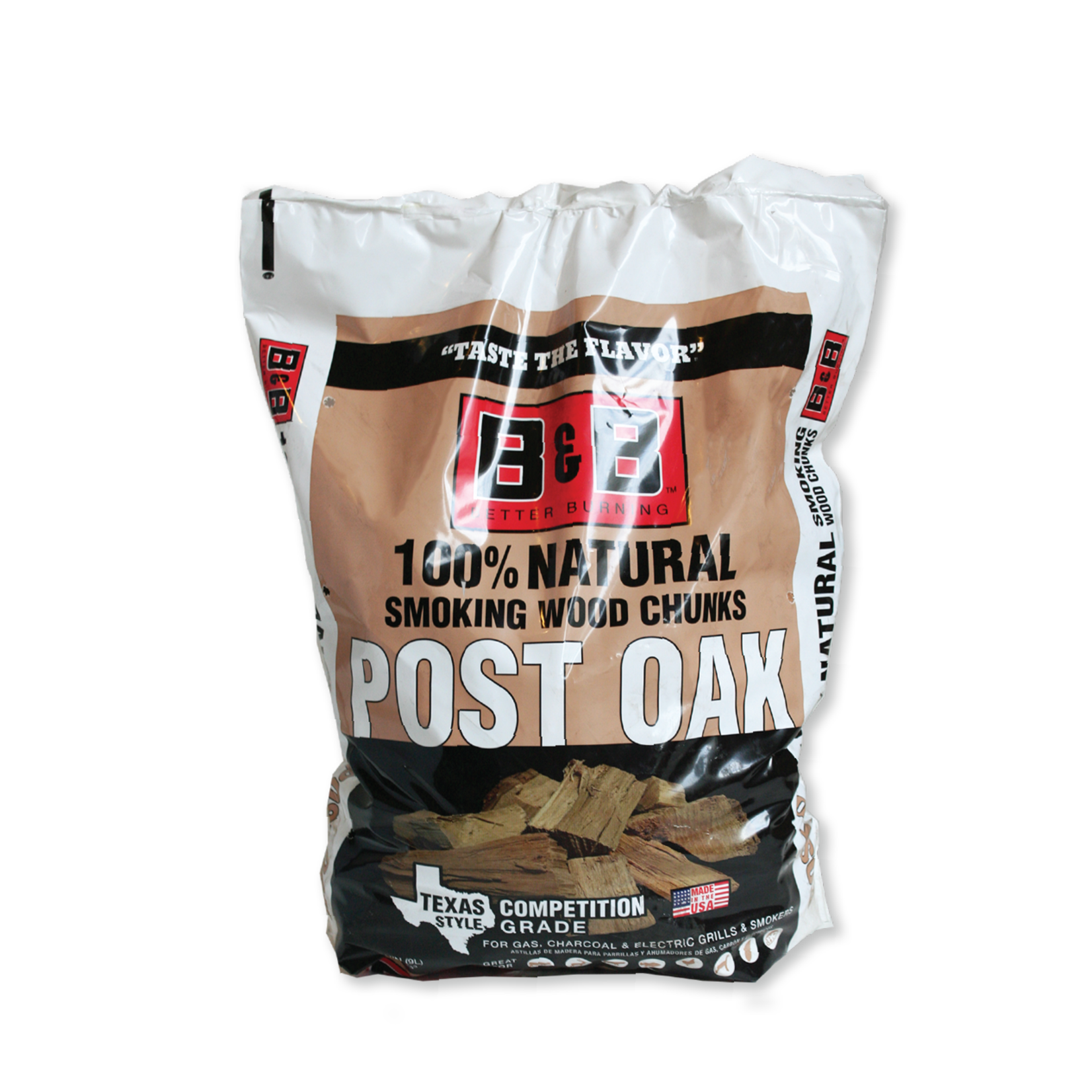 B & B Charcoal B&B Post Oak Smoking Wood Chunks