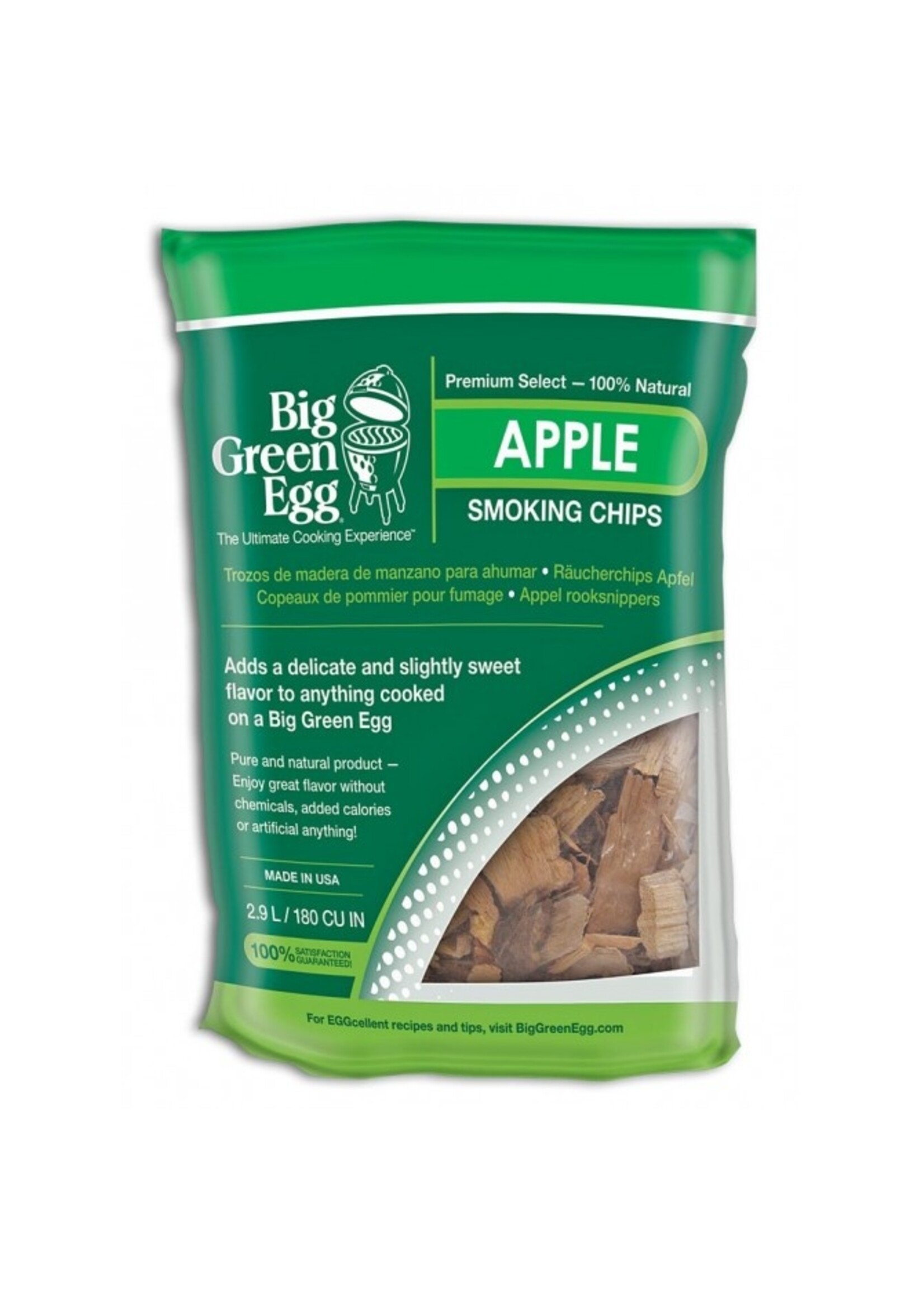 Big Green Egg BGE Wood Chips, Apple, 180ci