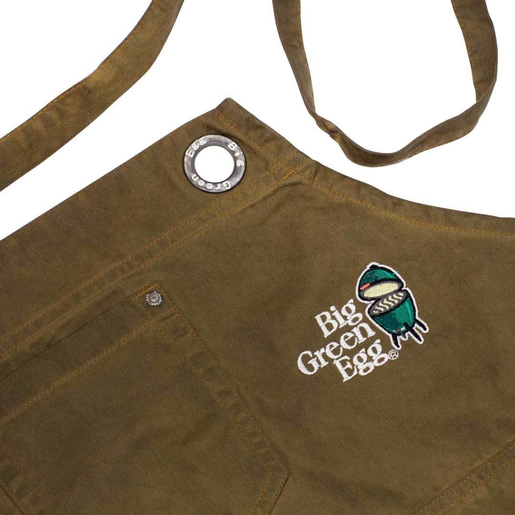 Big Green Egg BGE Apron - Khaki w/ Logo