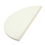 Big Green Egg BGE Baking Stone, Half Moon - XL