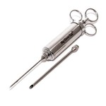 Big Green Egg BGE Flavor Injector, Stainless, Dbl Hole, 2 Needles