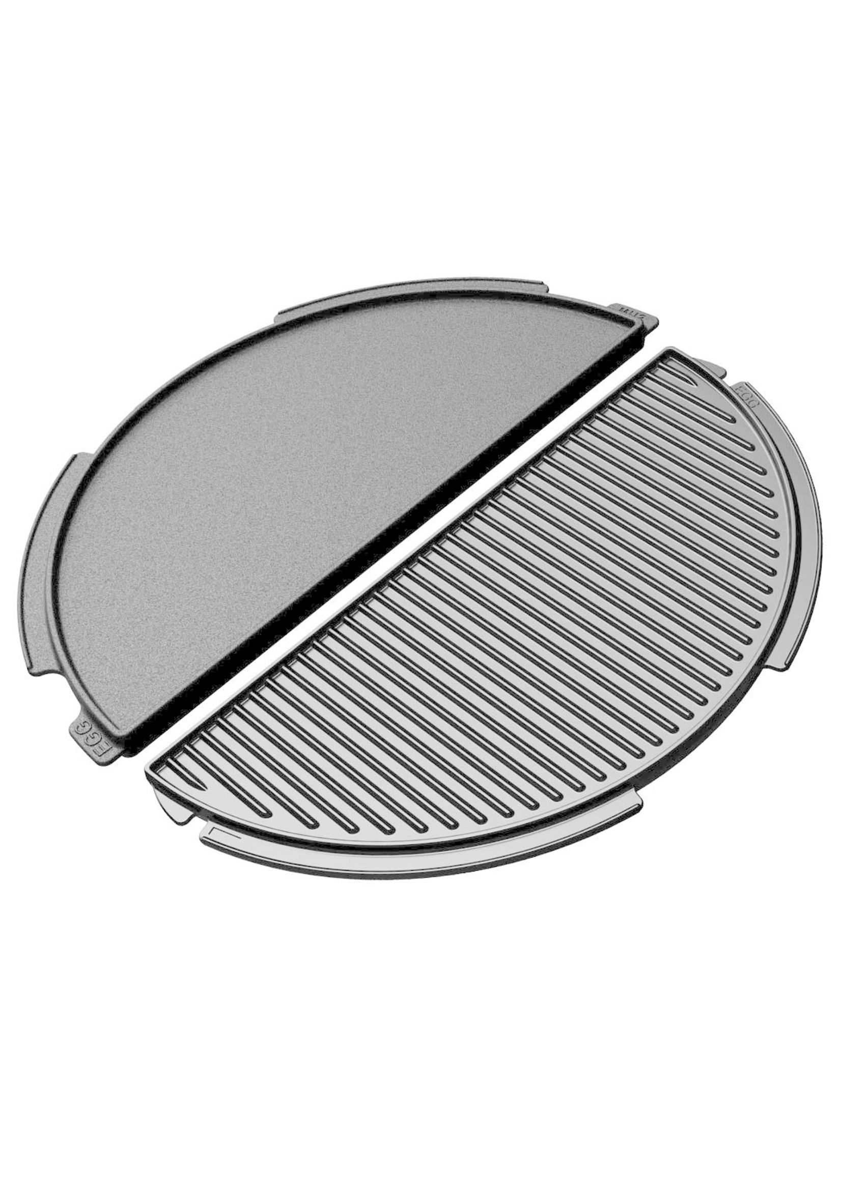 BGE Half Moon Cast Iron Plancha Griddle Fits XL and 2XL EGG The