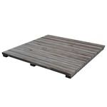 Big Green Egg BGE Modular Nest Insert - Distressed Acacia Wood