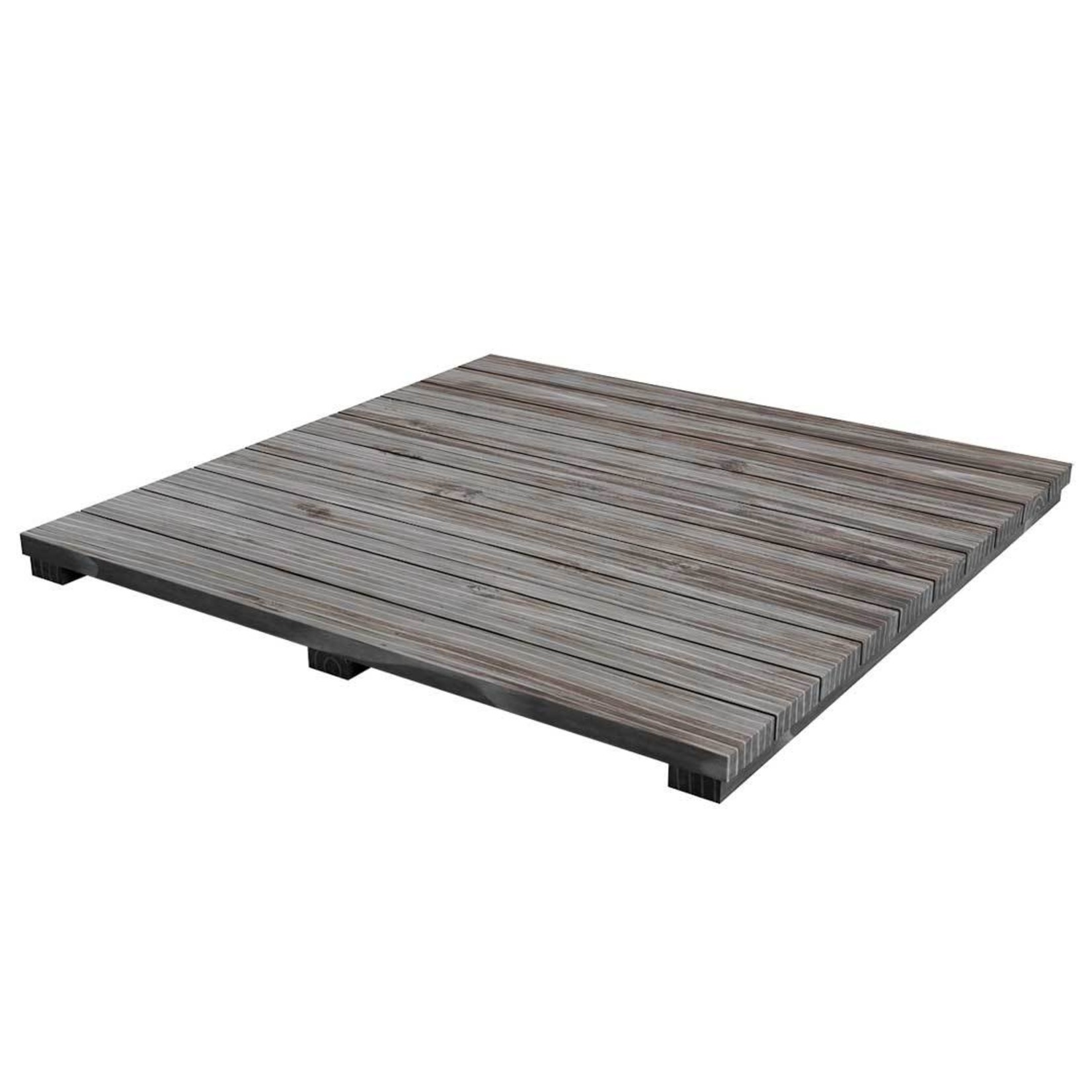 Big Green Egg BGE Modular Nest Insert - Distressed Acacia Wood