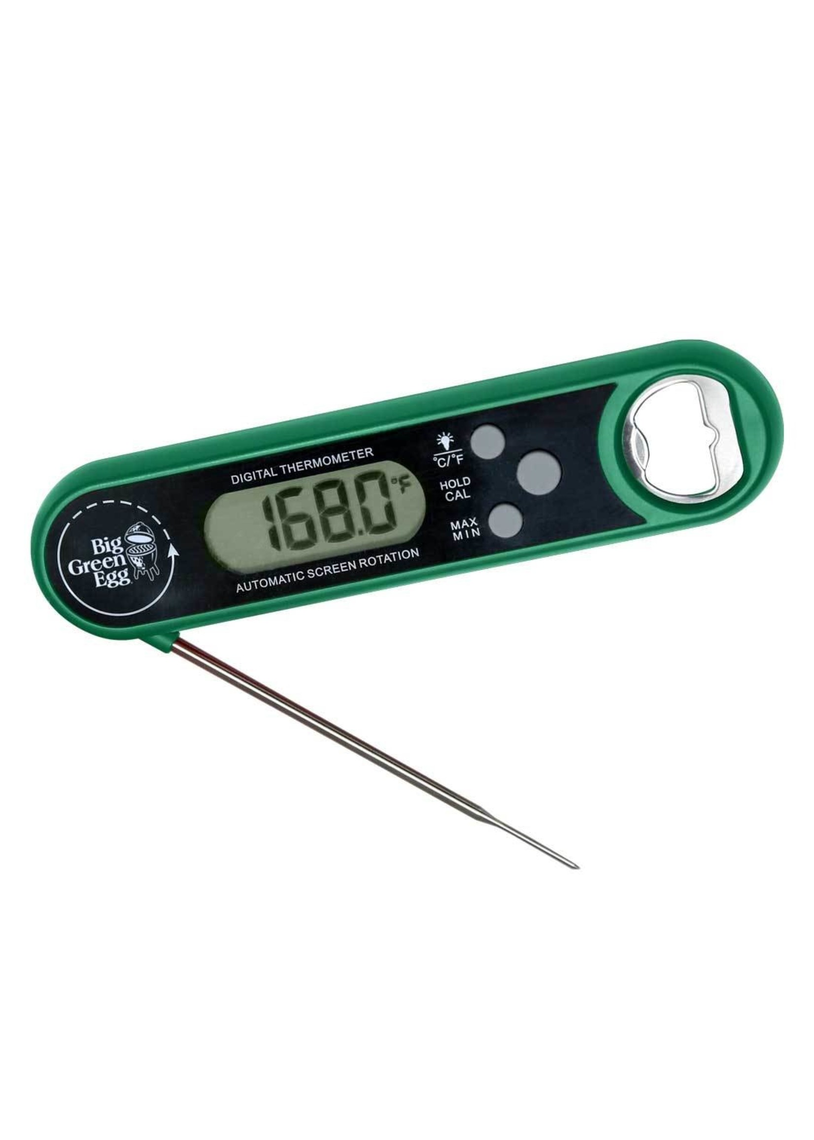Big Green Egg BGE Instant Read Thermometer w/ Bottle Opener