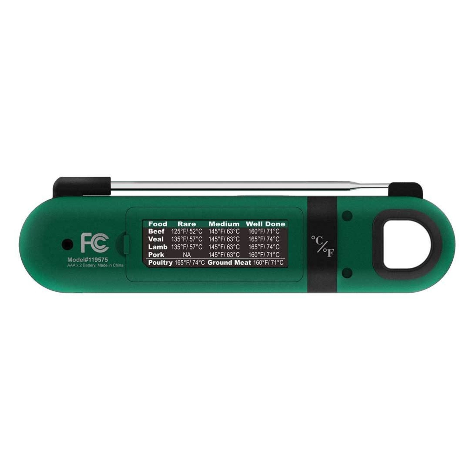 Big Green Egg BGE  Instant Read Thermometer w/Case
