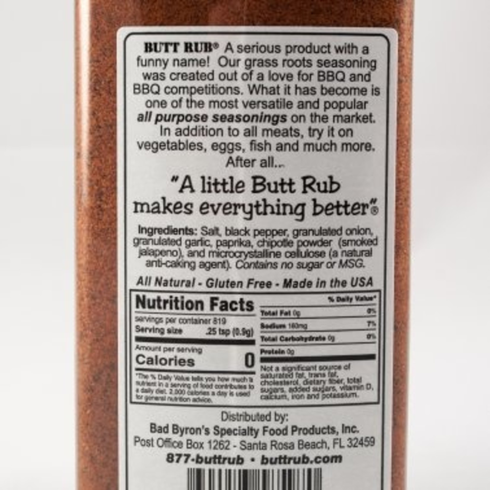 Bad Byron's Bad Byron's Butt Rub Barbeque Seasoning 26oz