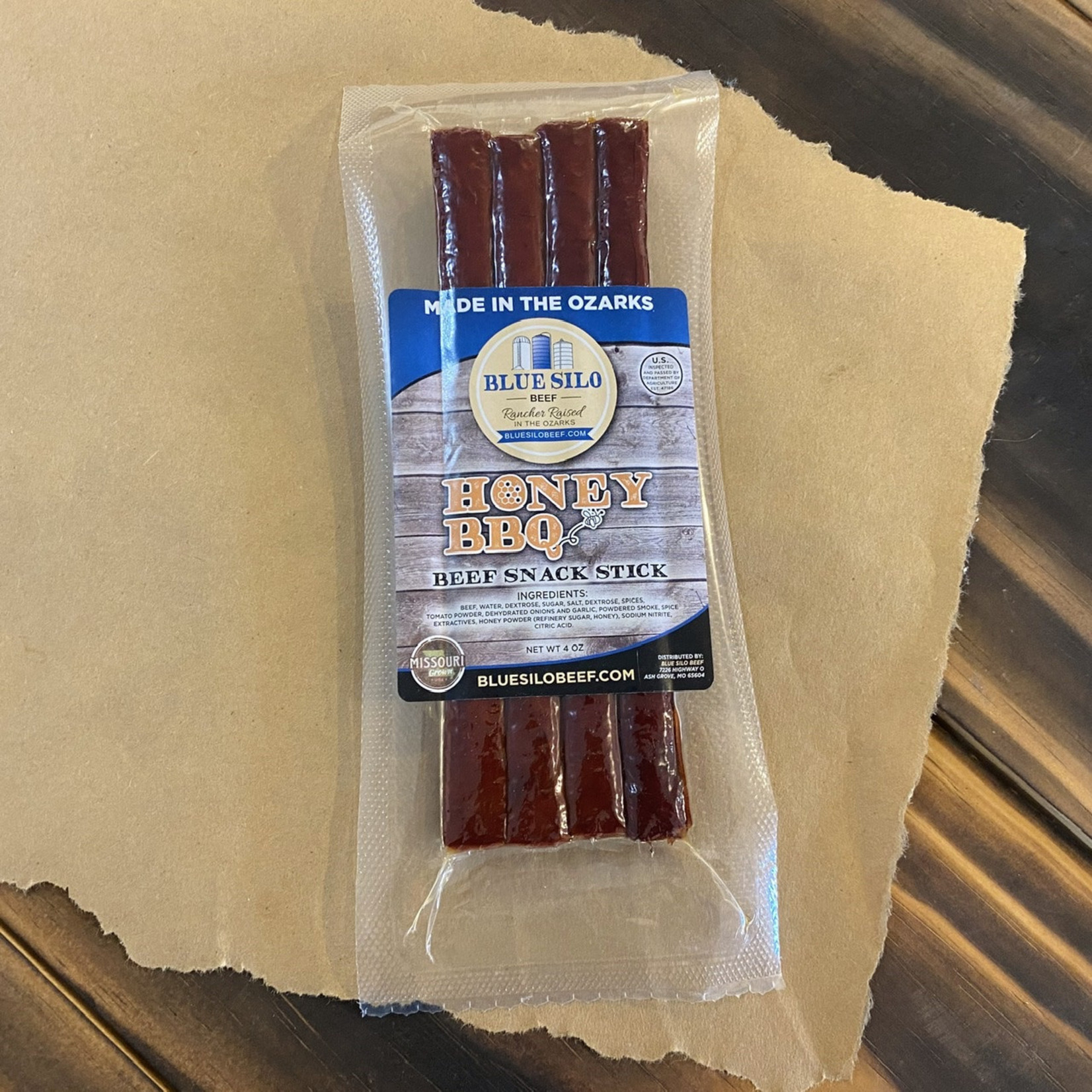 Blue Silo Blue Silo Beef Snack Honey BBQ