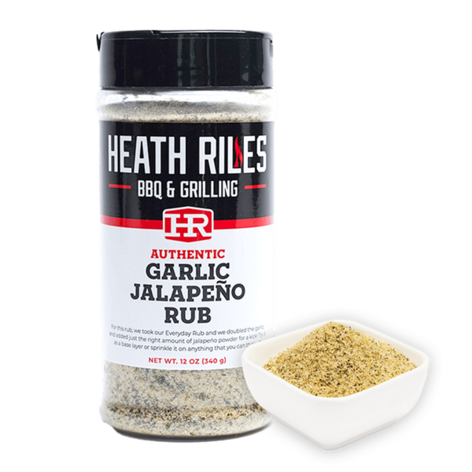 Heath Riles Heath Riles Garlic Jalapeno Rub 12oz