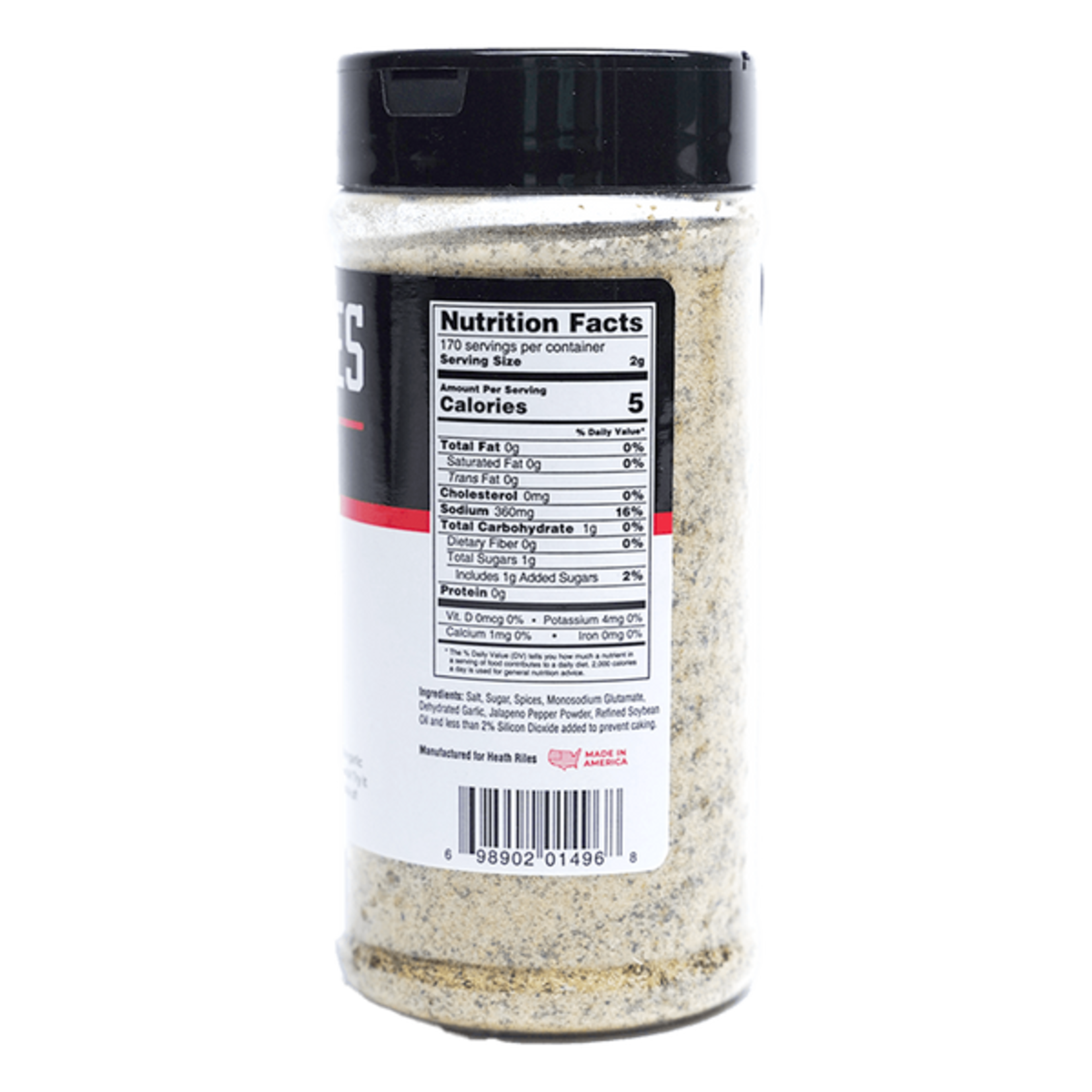 Heath Riles Heath Riles Garlic Jalapeno Rub 12oz