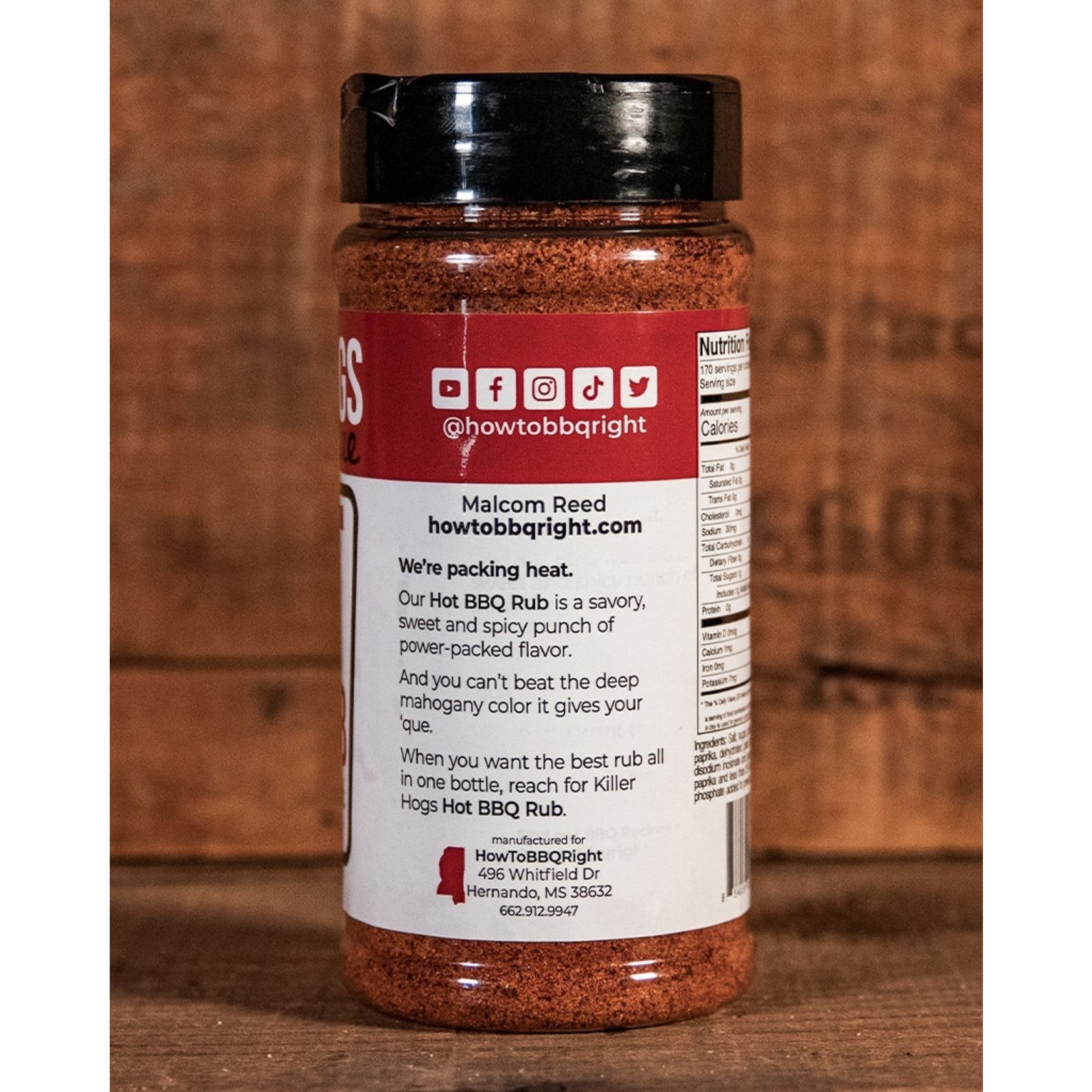 Killer Hogs Barbecue Killer Hogs Hot Rub