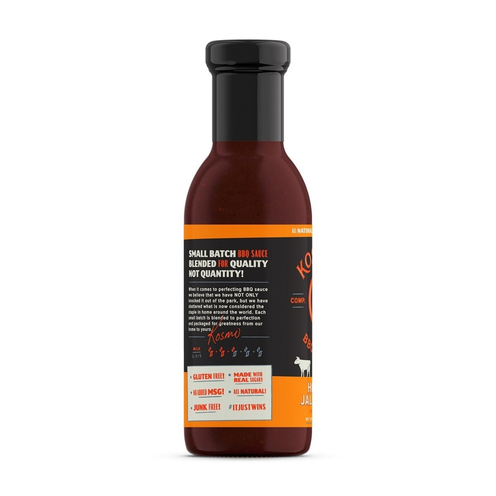 Kosmos Q Kosmos Q Honey Jalapeno BBQ Sauce 15.5oz