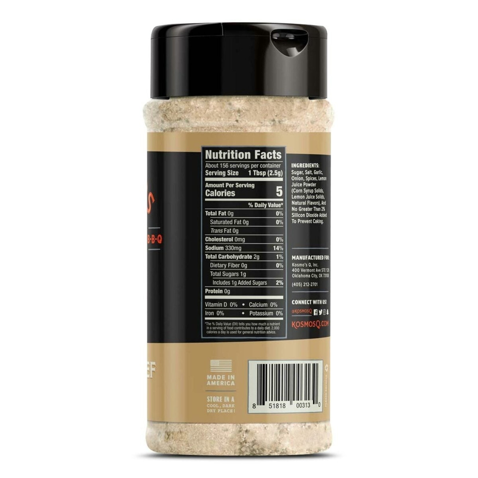 Kosmos Q Kosmos Q Texas Beef Dry Rub 13.8oz