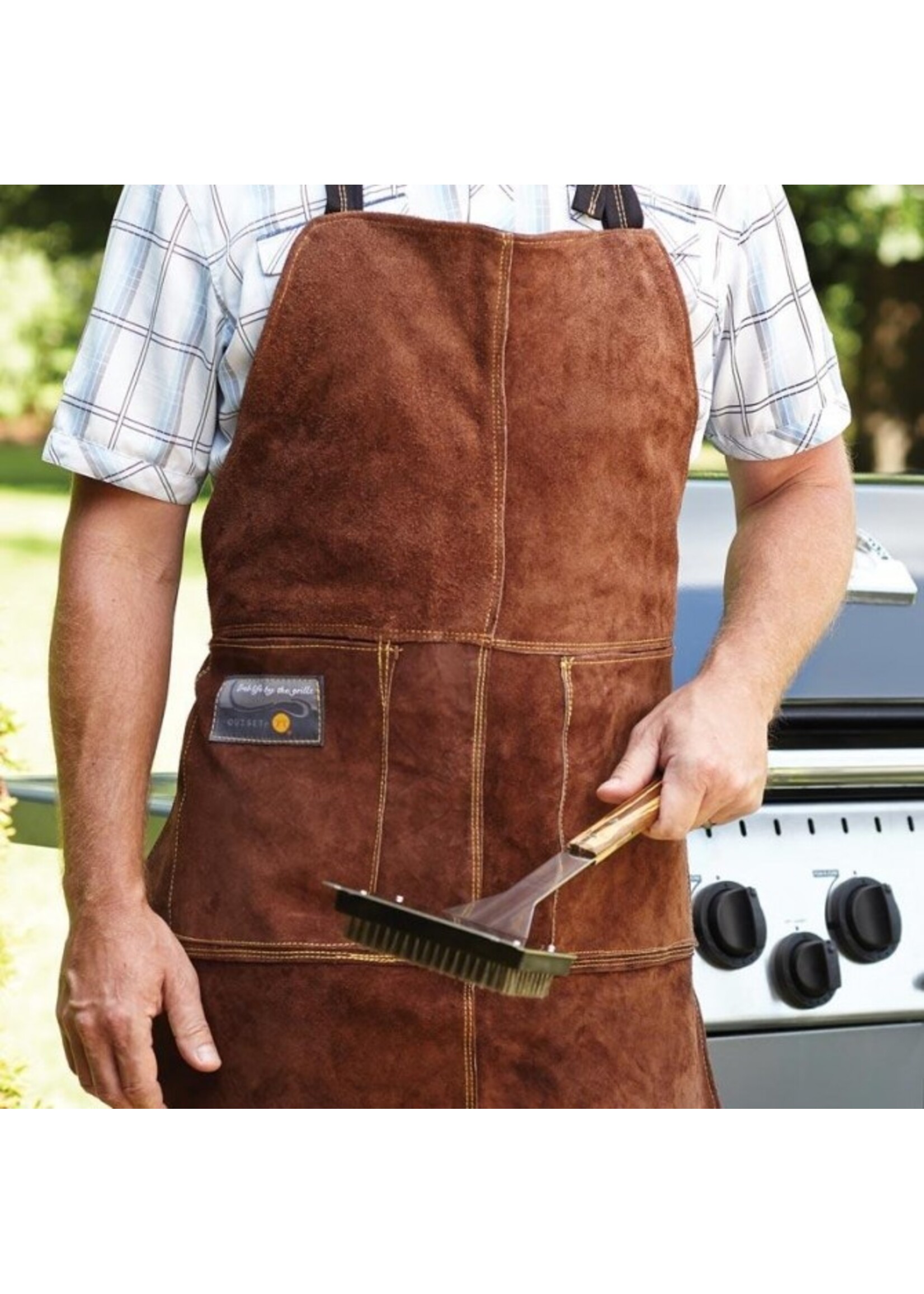 Outset Outset Leather Grill Apron