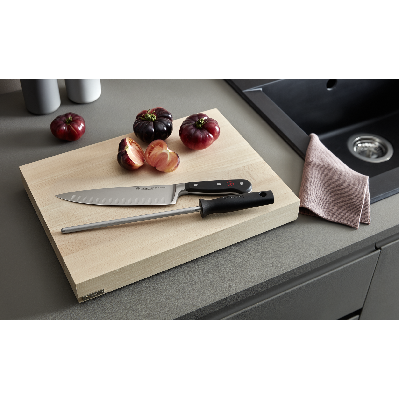 Wüsthof Wusthof 9" Classic Honing Steel - Black