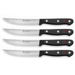 Wüsthof Wusthof Gourmet Steak Knife Set 4pc - Black
