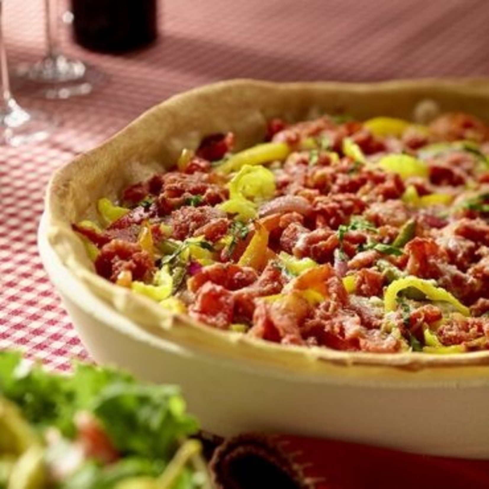 Big Green Egg BGE Baking Stone, Deep Dish