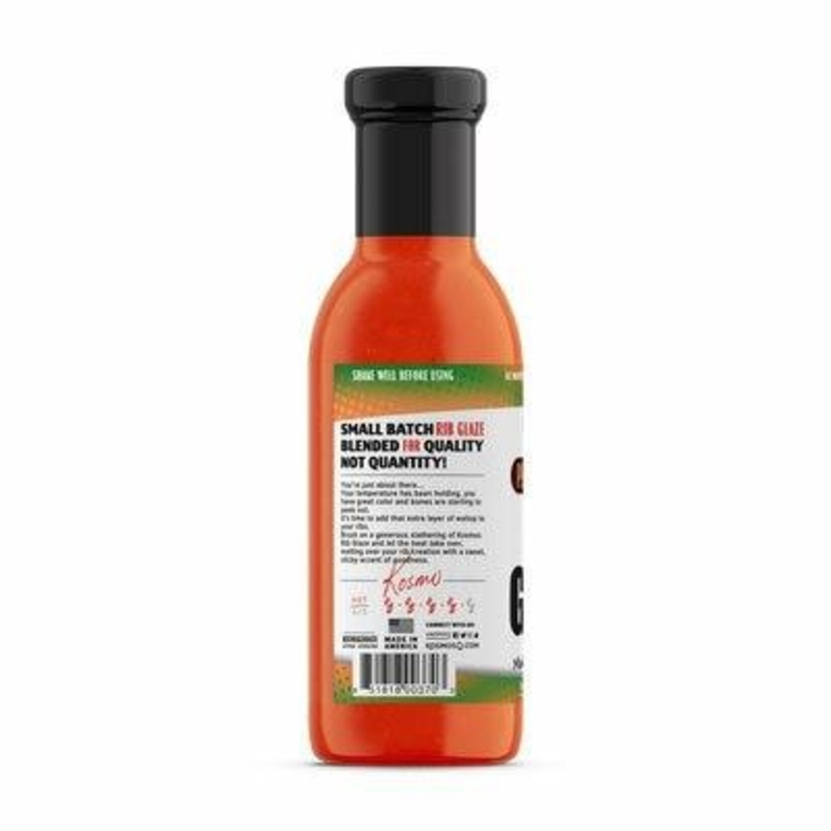 Kosmos Q Kosmos Q Peach Jalapeno Rib Glaze 16oz