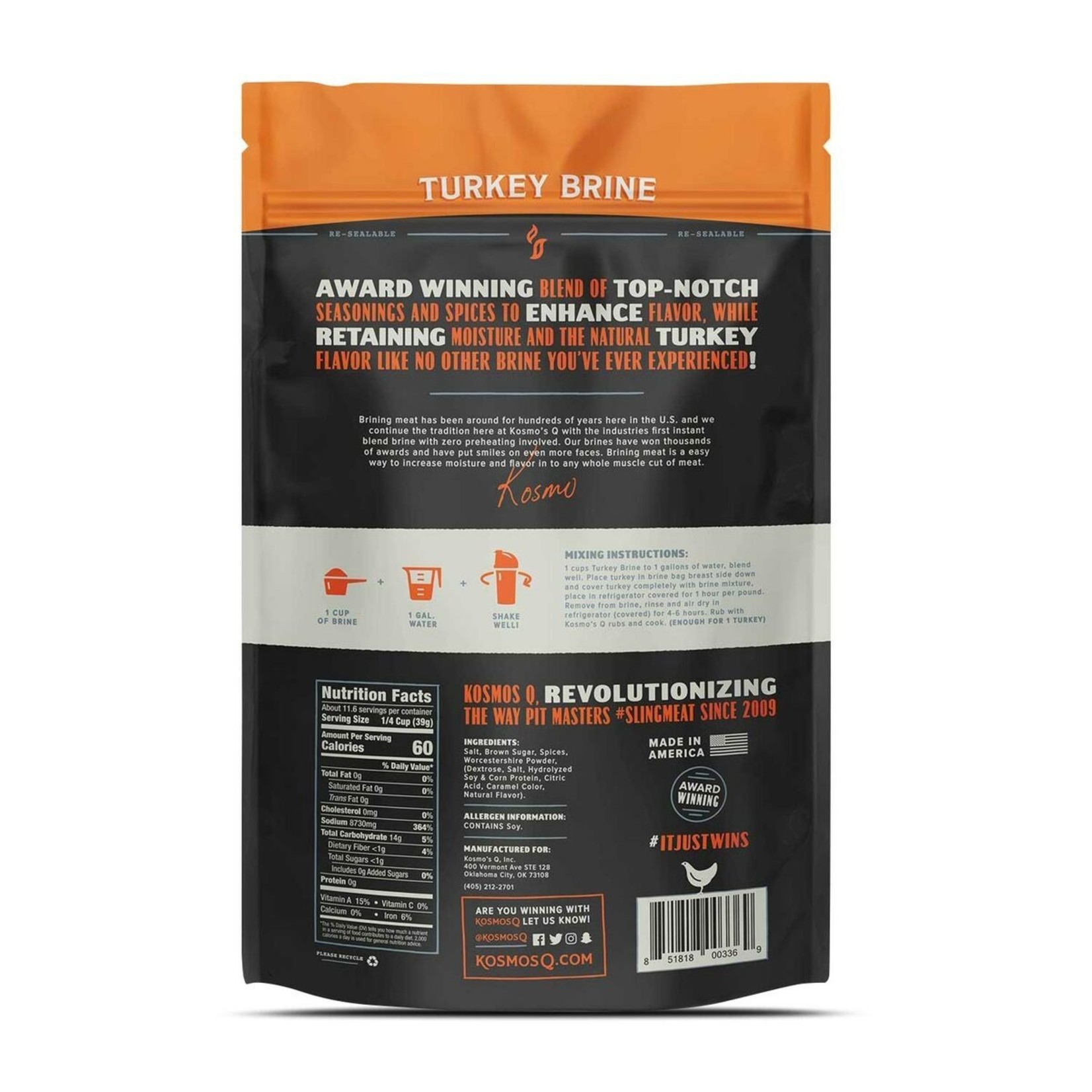Kosmos Q Kosmos Q Turkey Brine 16oz.