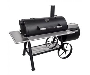 【レア】DAMNGOOD!! 次郎のおふくろ MULTICUM BLACK Oklahoma Joe's Bronco Drum Smoker & Grill - MartDiscover.com
