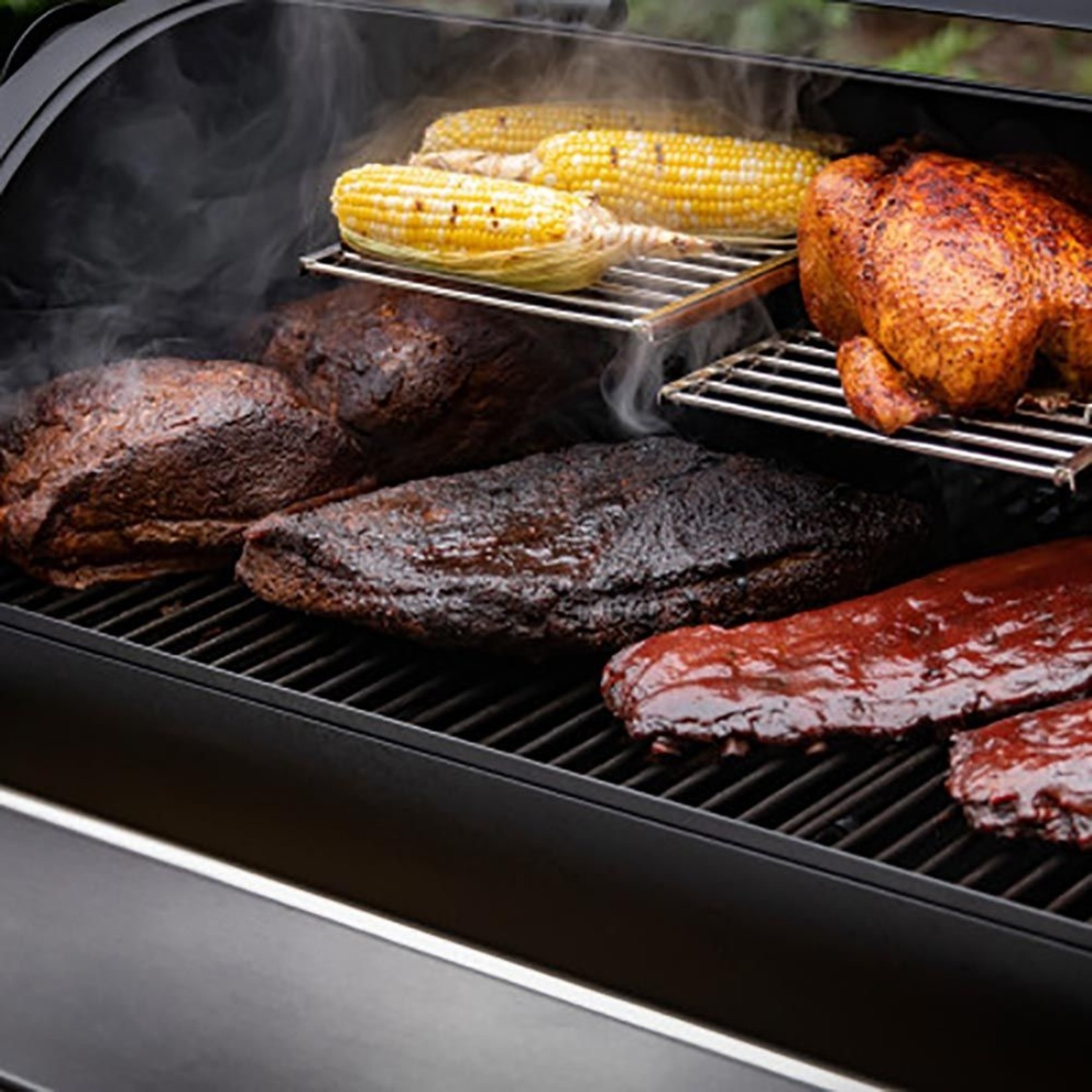 Joe Longhorn Combo Smoker Grill Combo Home Depot OKLAHOMA JOE'S