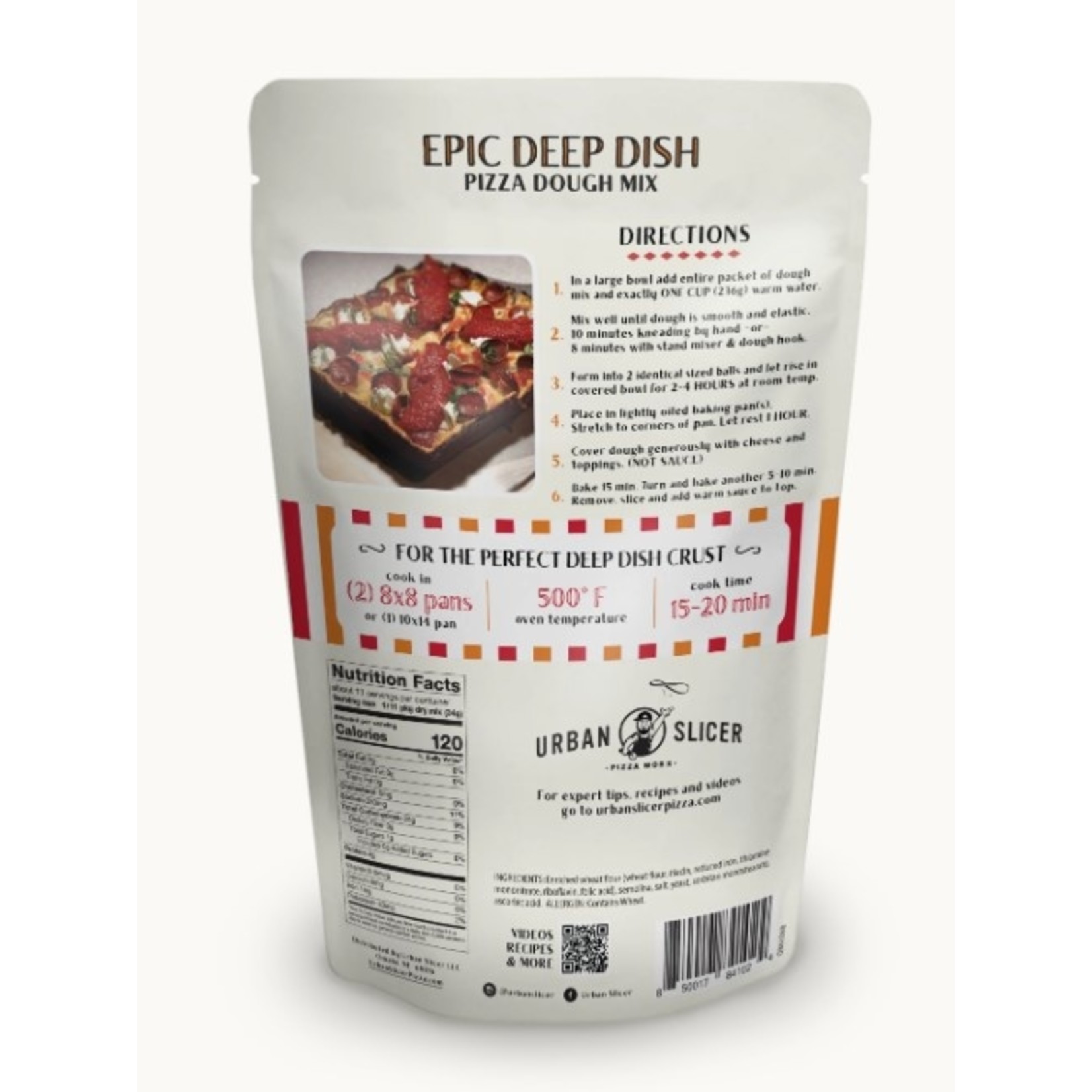 Urban Slicer Pizza Worx Urban Slicer Epic Deep Dish Pizza Dough