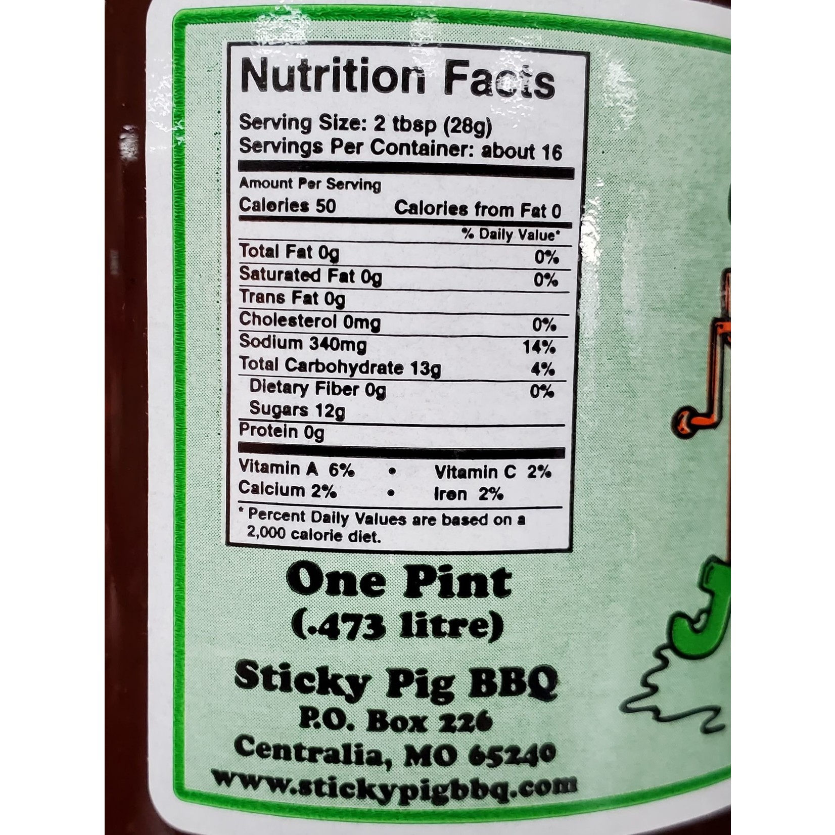 Sticky Pig Sticky Pig Jalapeno Sauce - 16oz